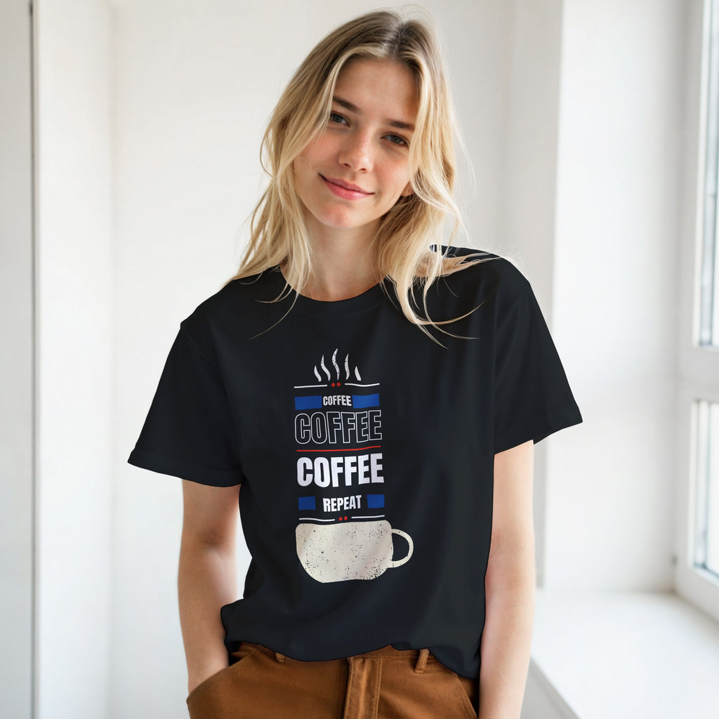 Fueled by Coffee: Unisex Crewneck Tee