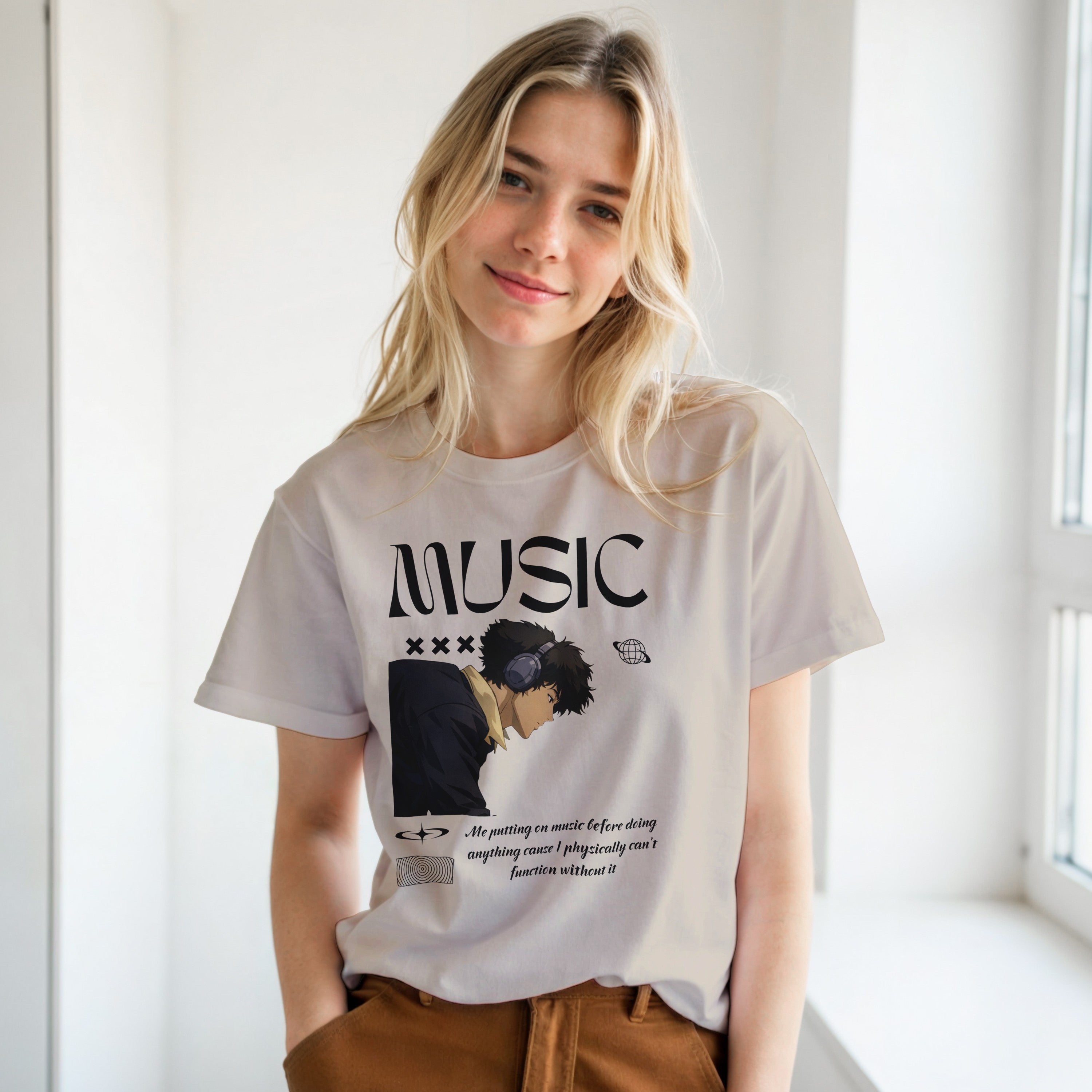 Music Isn’t a Phase : Unisex Crewneck Tee