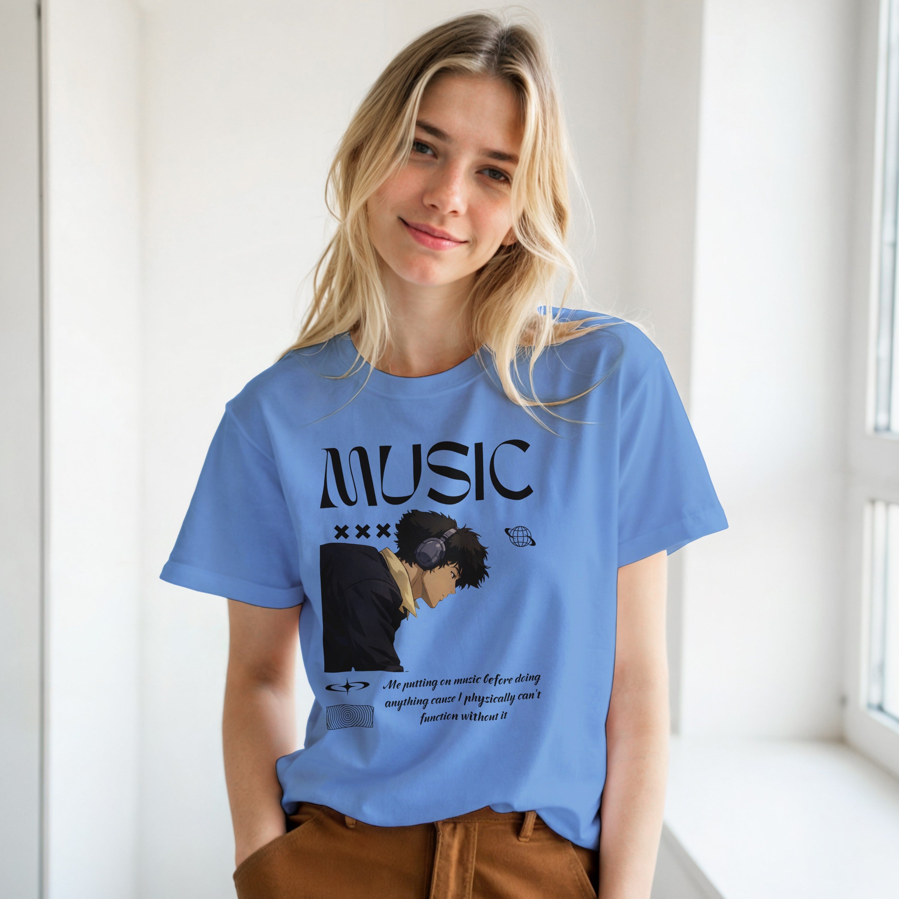 Music Isn’t a Phase : Unisex Crewneck Tee