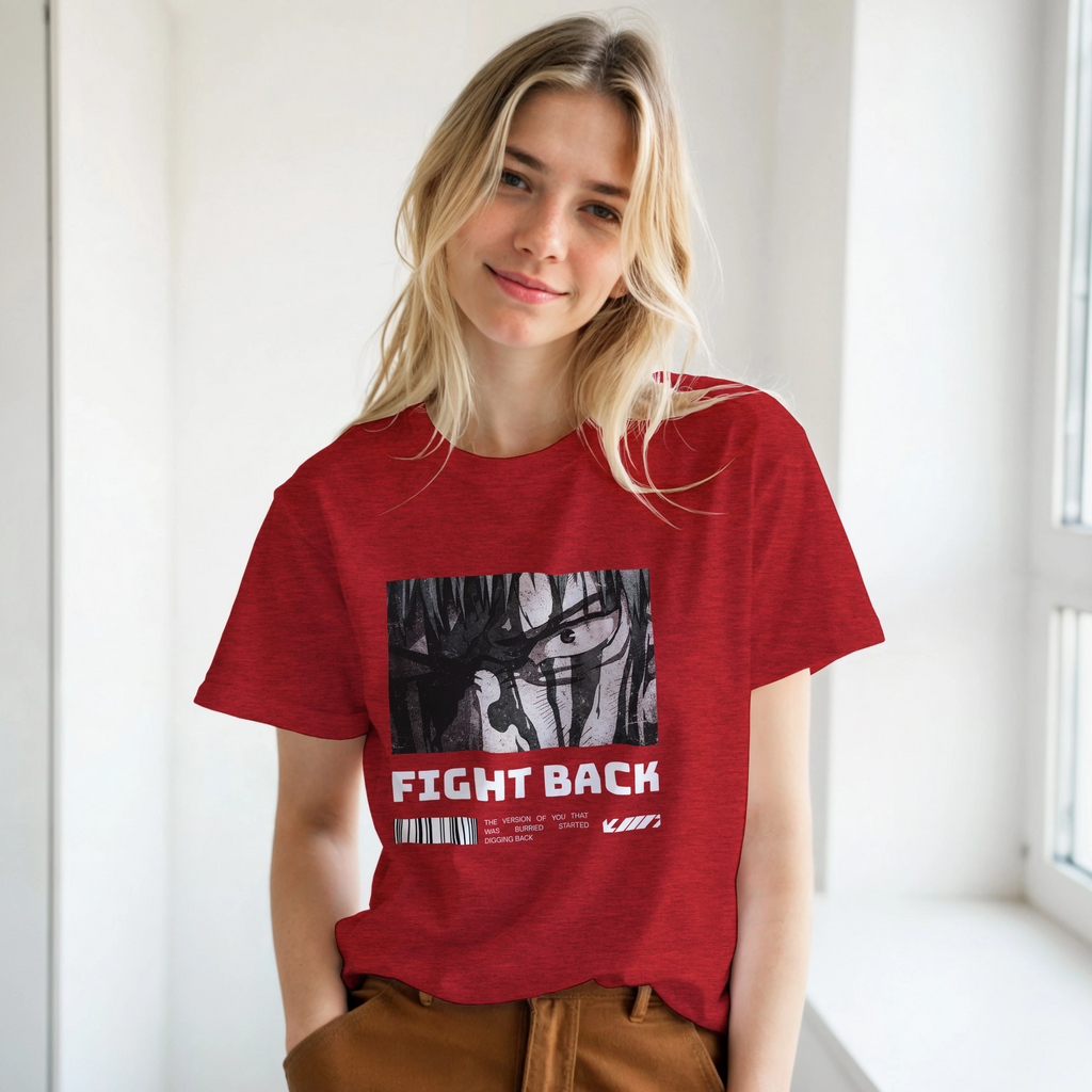 Fight Back - Dark: Unisex Crewneck Tee