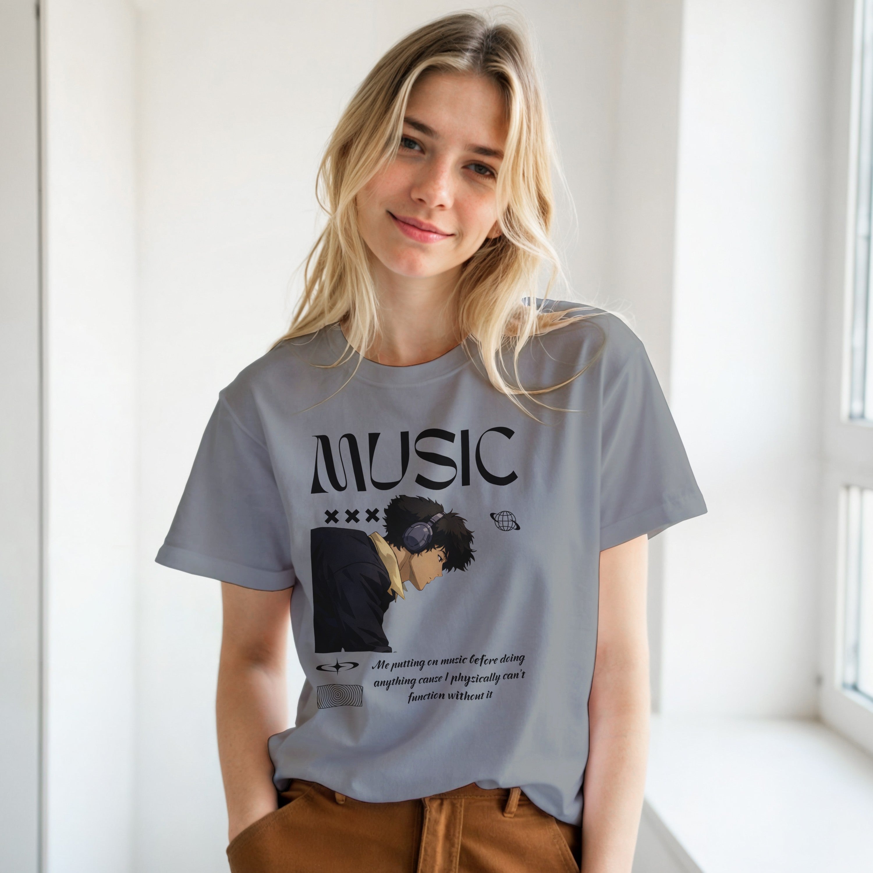 Music Isn’t a Phase : Unisex Crewneck Tee