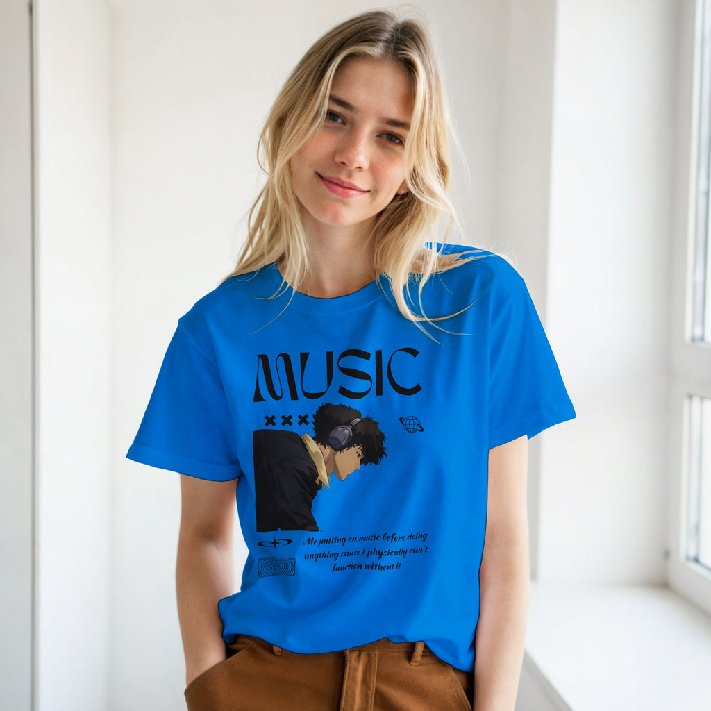 Music Isn’t a Phase : Unisex Crewneck Tee