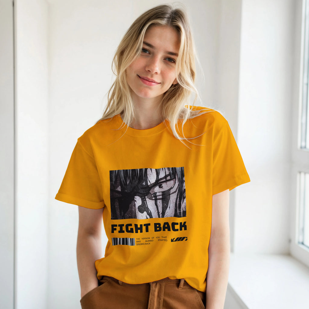 Fight Back - Light: Unisex Crewneck Tee
