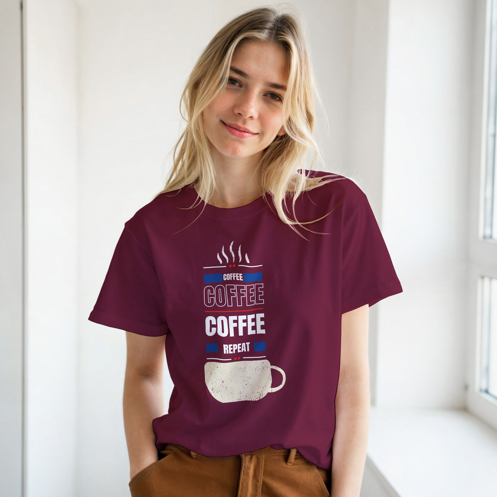 Fueled by Coffee: Unisex Crewneck Tee