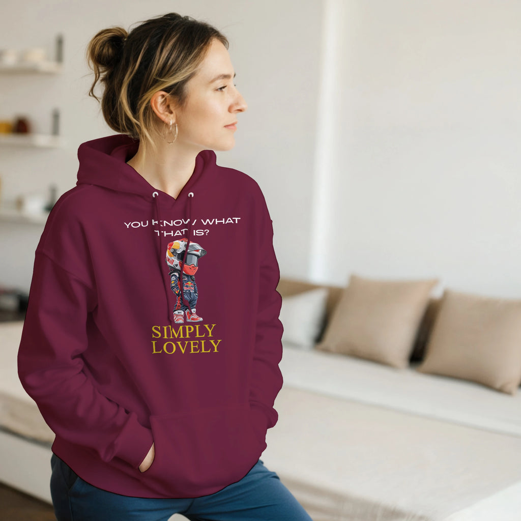 Simply Lovely: Unisex Pullover Hoodie