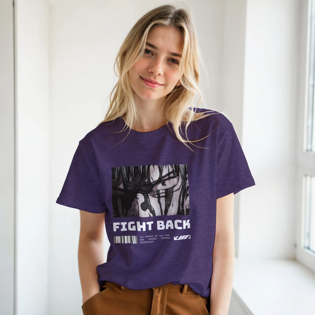 Fight Back - Dark: Unisex Crewneck Tee