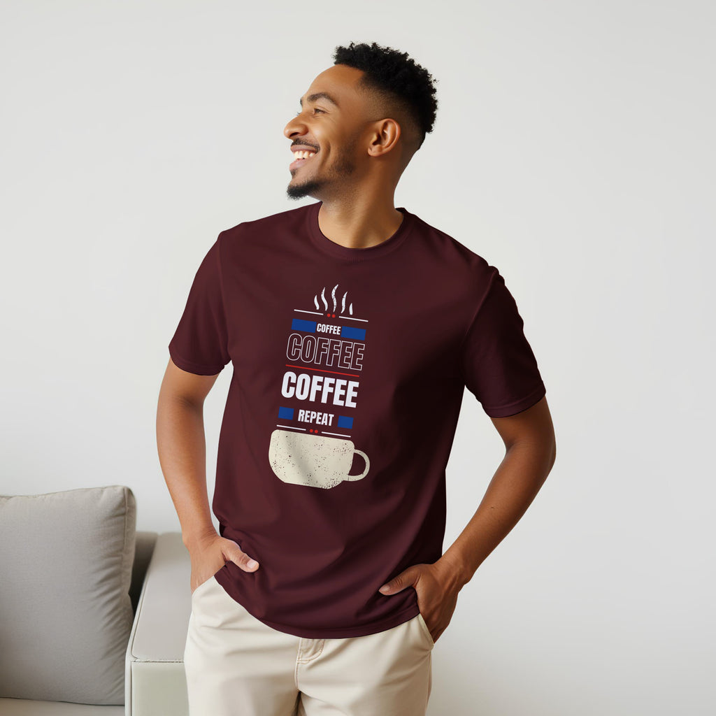Fueled by Coffee: Unisex Crewneck Tee