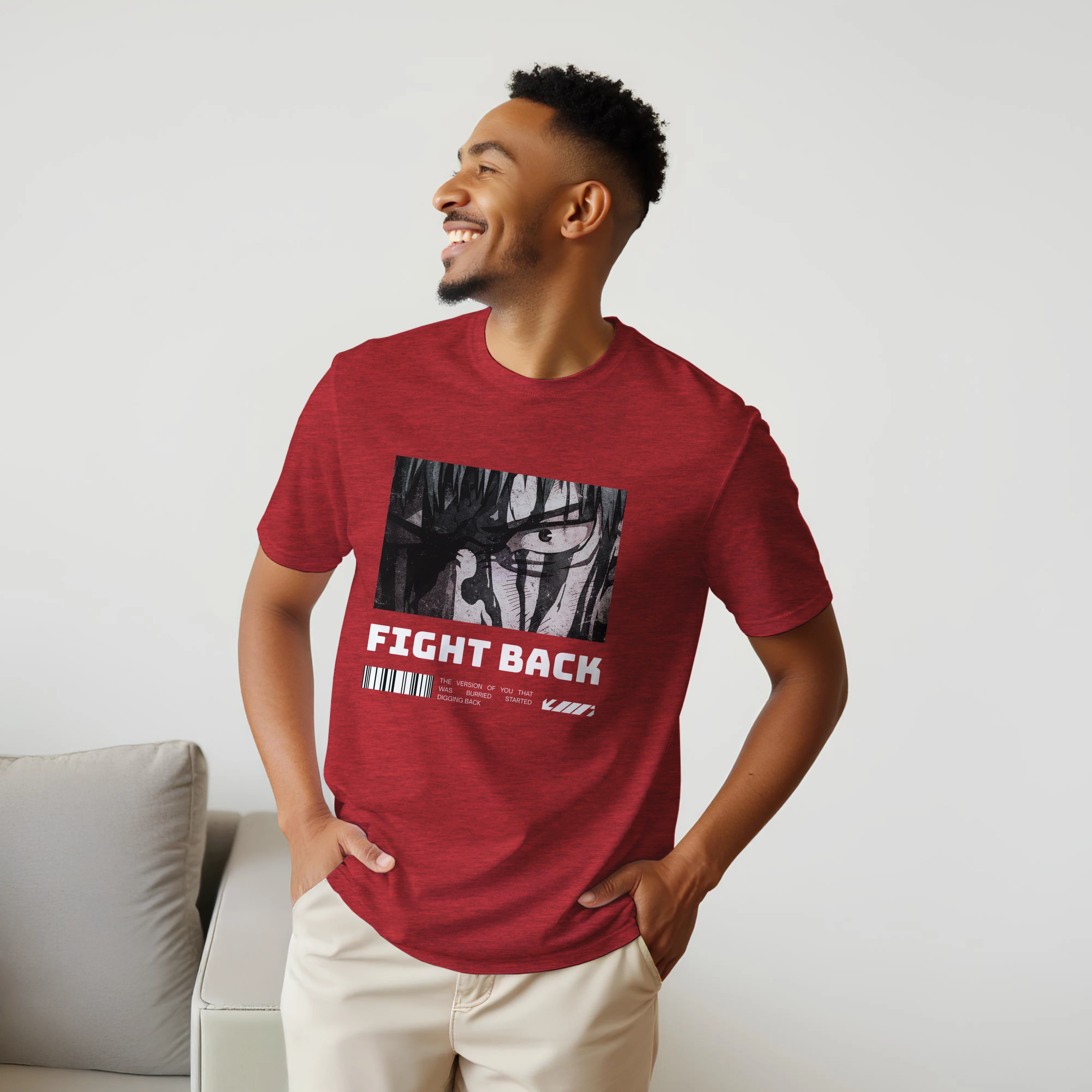 Fight Back - Dark: Unisex Crewneck Tee