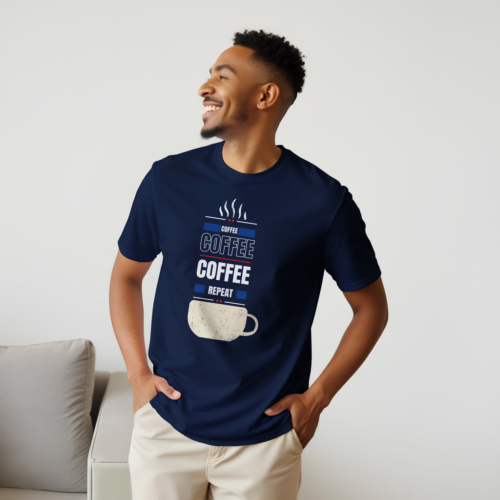 Fueled by Coffee: Unisex Crewneck Tee