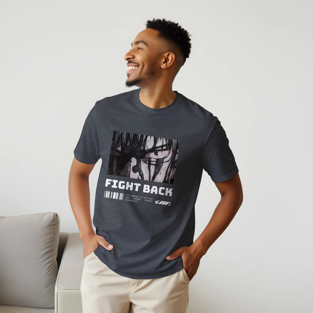 Fight Back - Dark: Unisex Crewneck Tee
