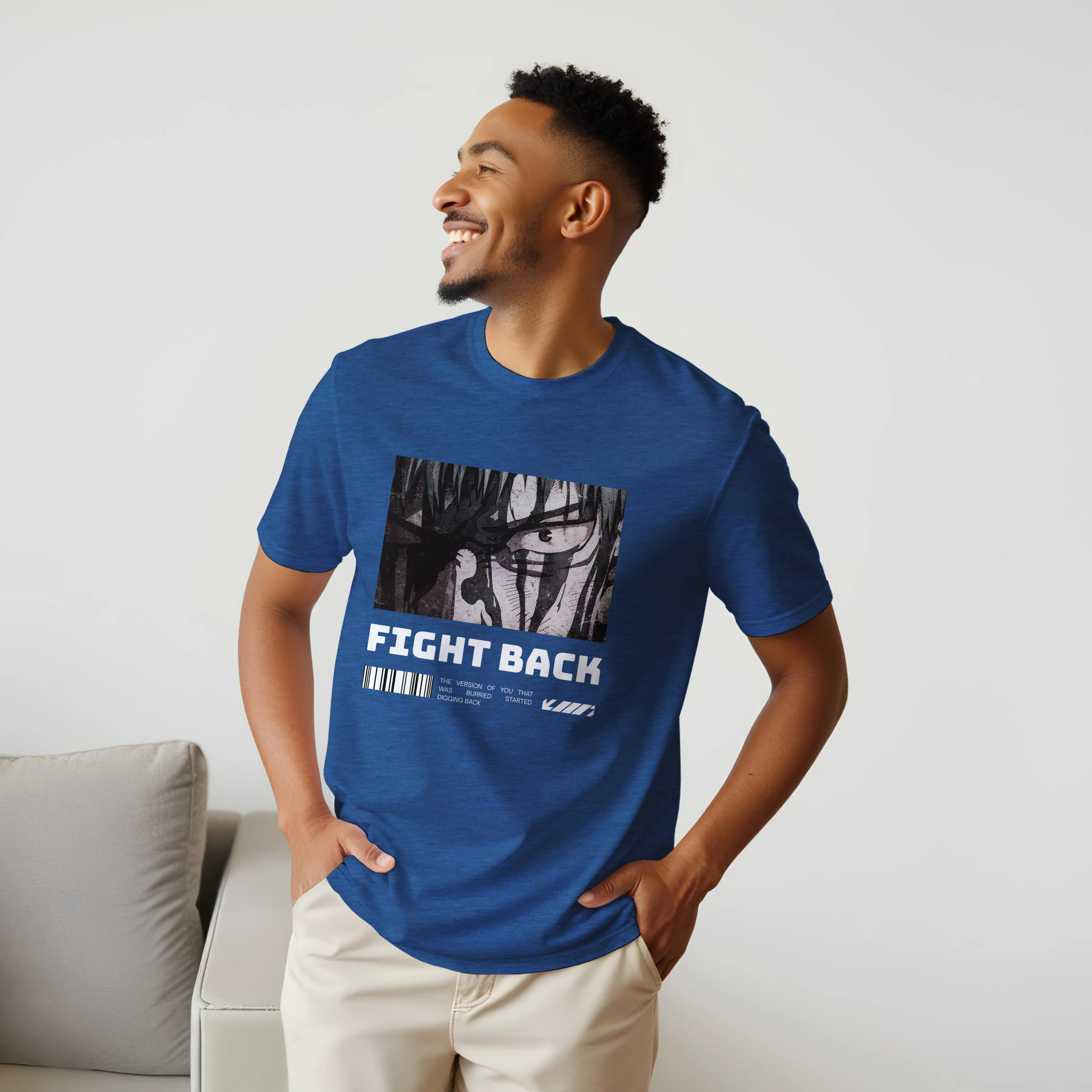 Fight Back - Dark: Unisex Crewneck Tee