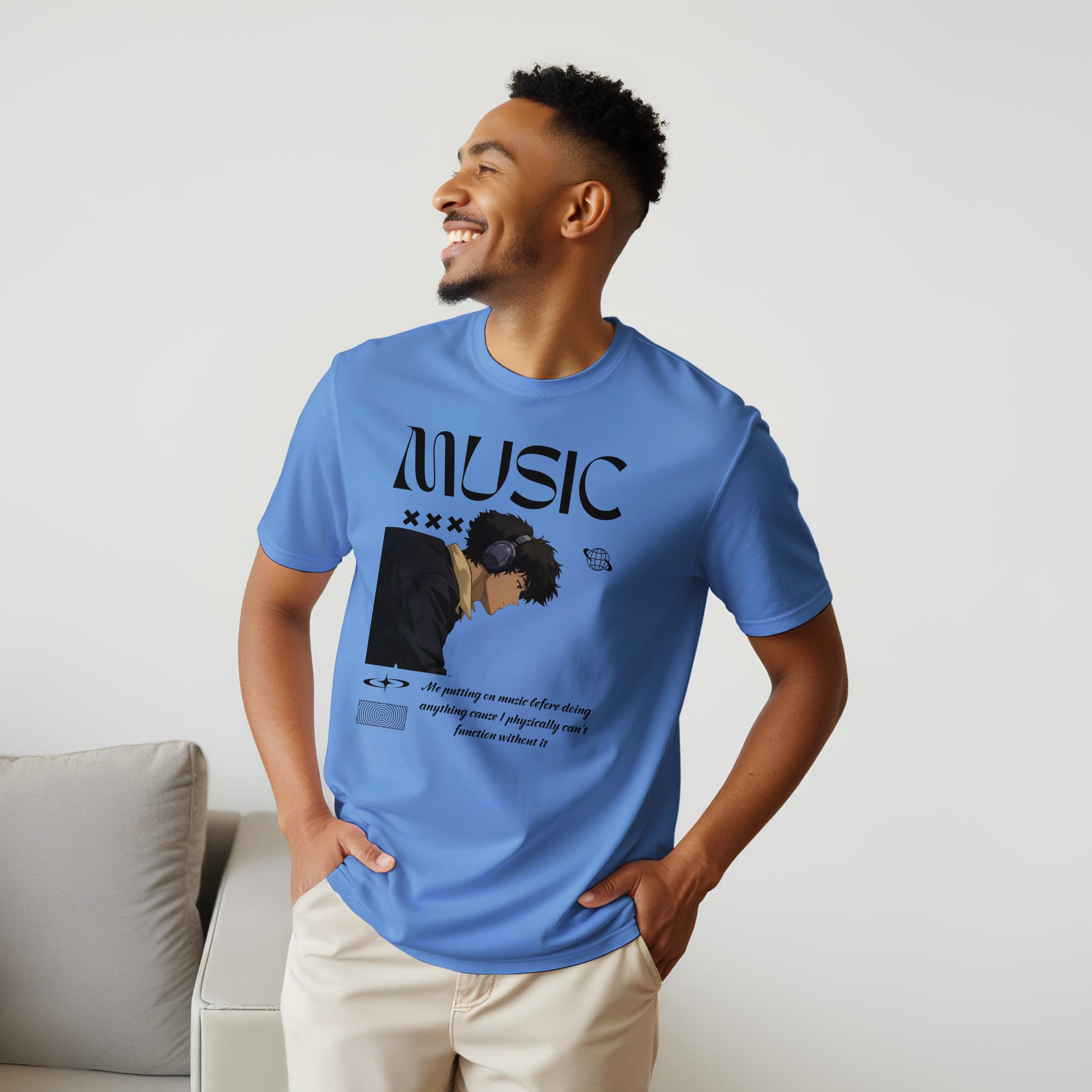 Music Isn’t a Phase : Unisex Crewneck Tee