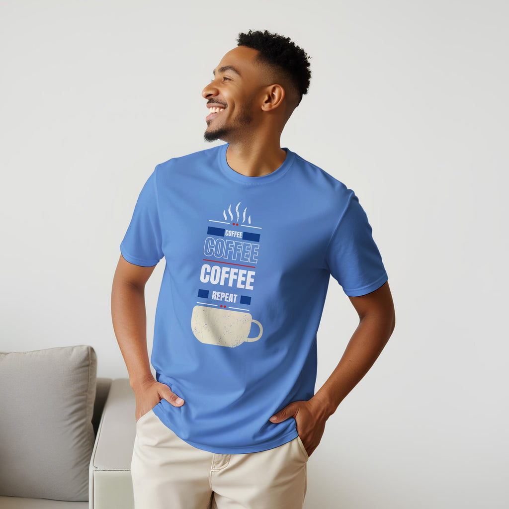 Fueled by Coffee: Unisex Crewneck Tee