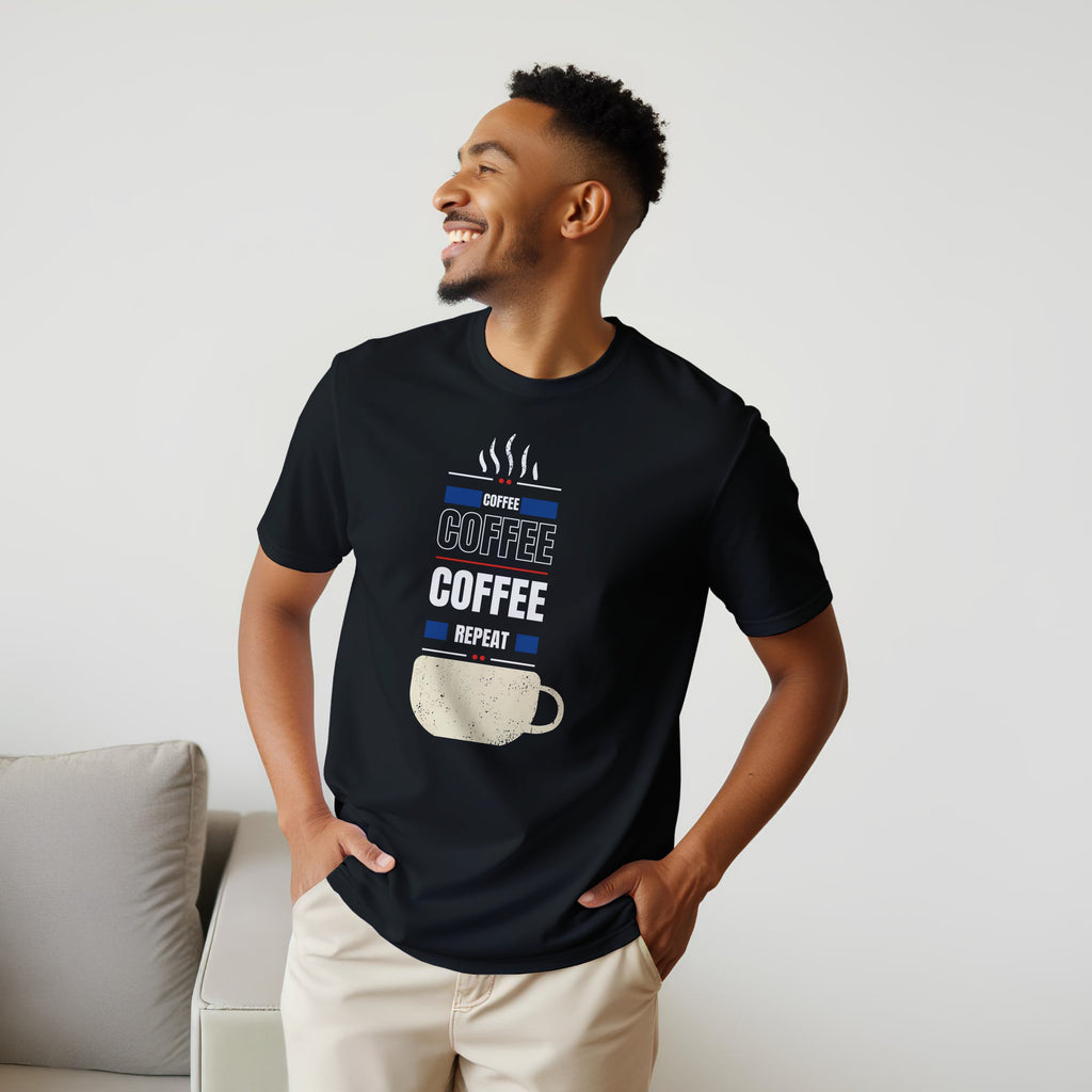 Fueled by Coffee: Unisex Crewneck Tee