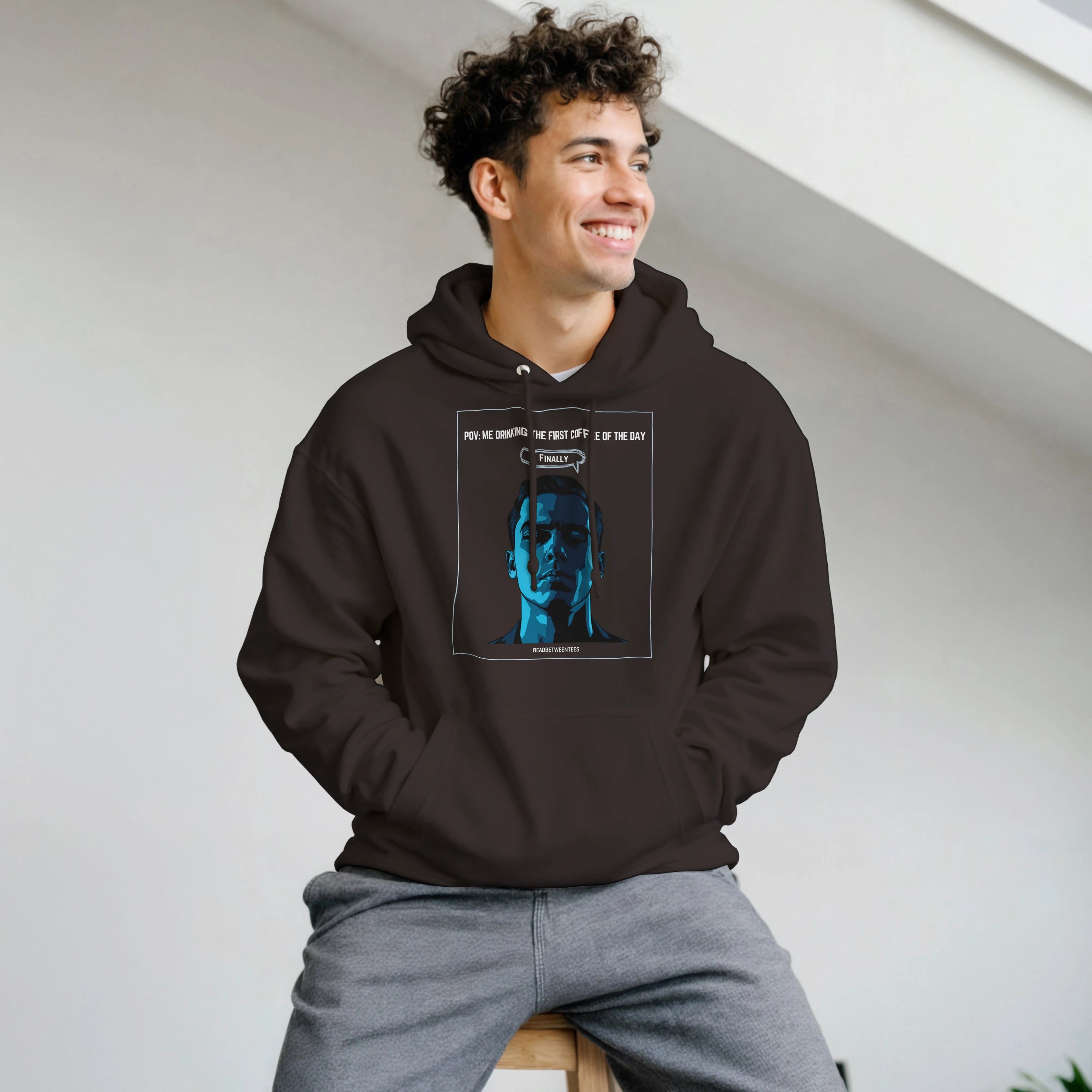 Finally Awake: Unisex Pullover Hoodie