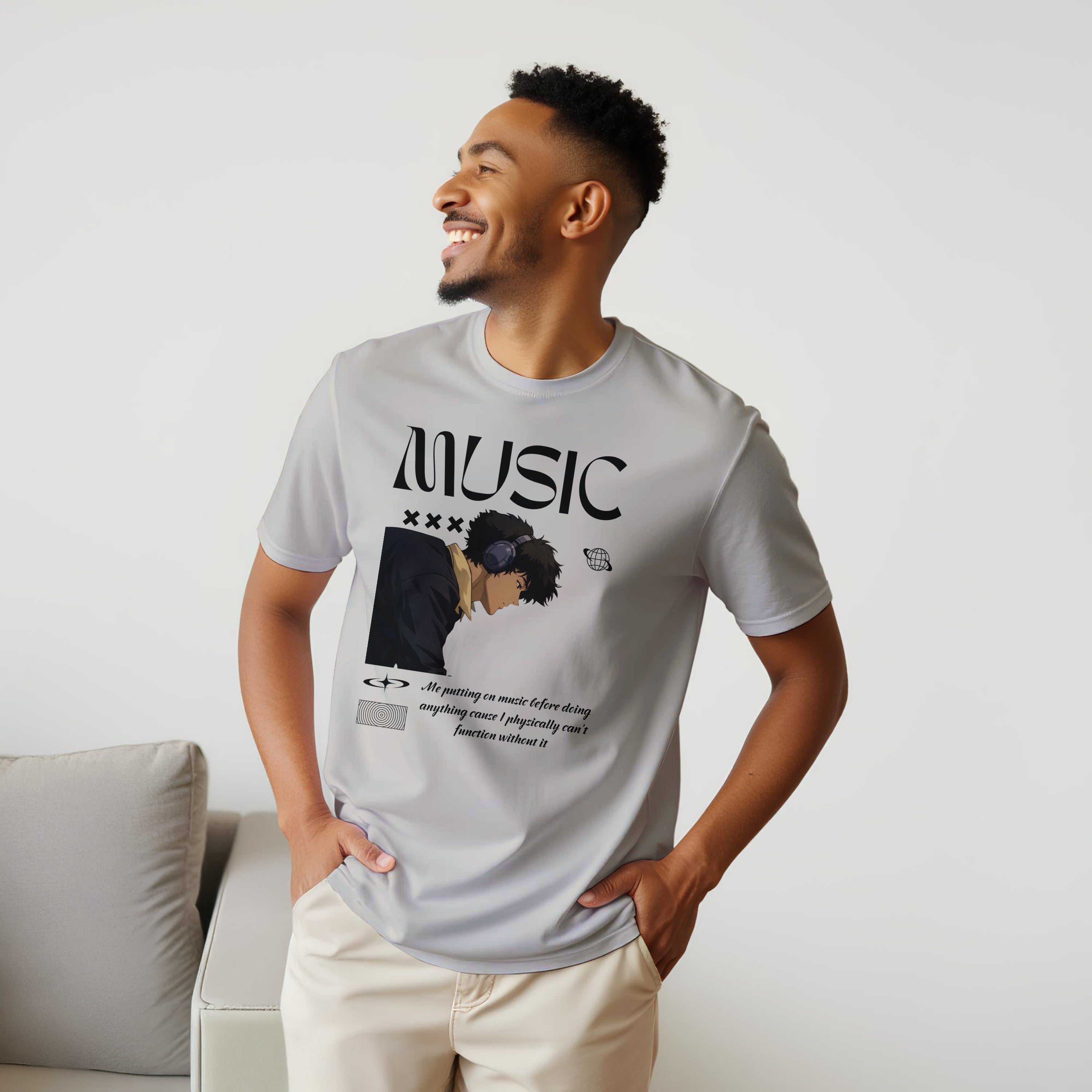 Music Isn’t a Phase : Unisex Crewneck Tee