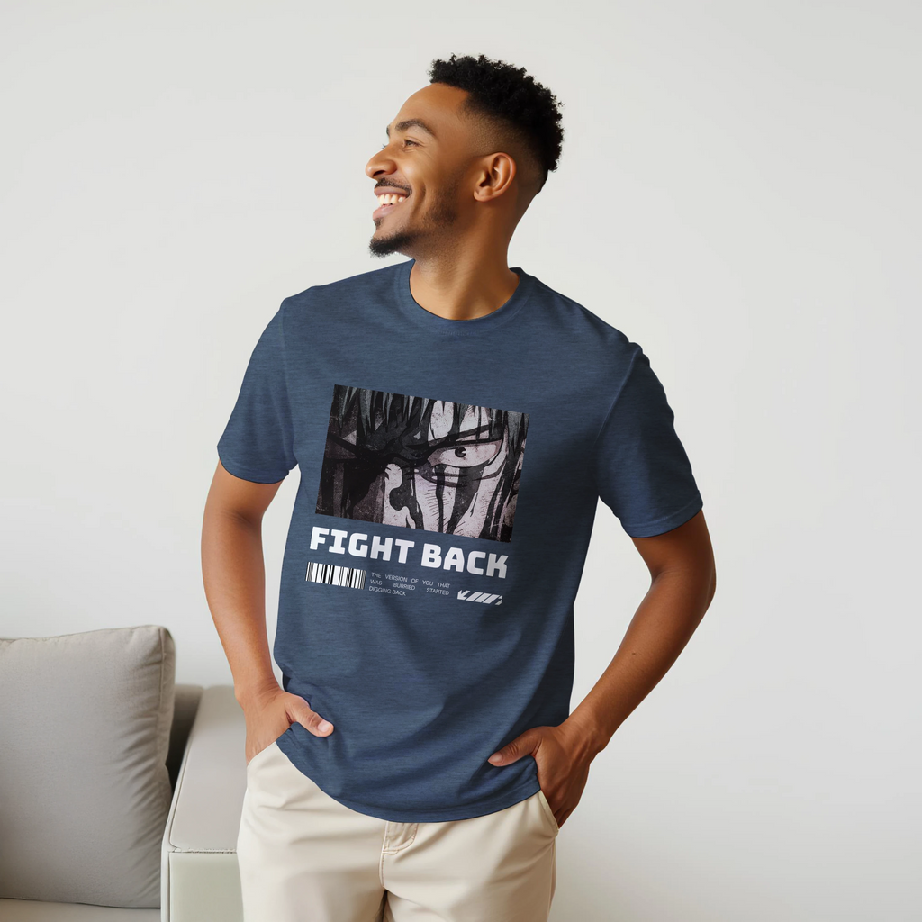 Fight Back - Dark: Unisex Crewneck Tee