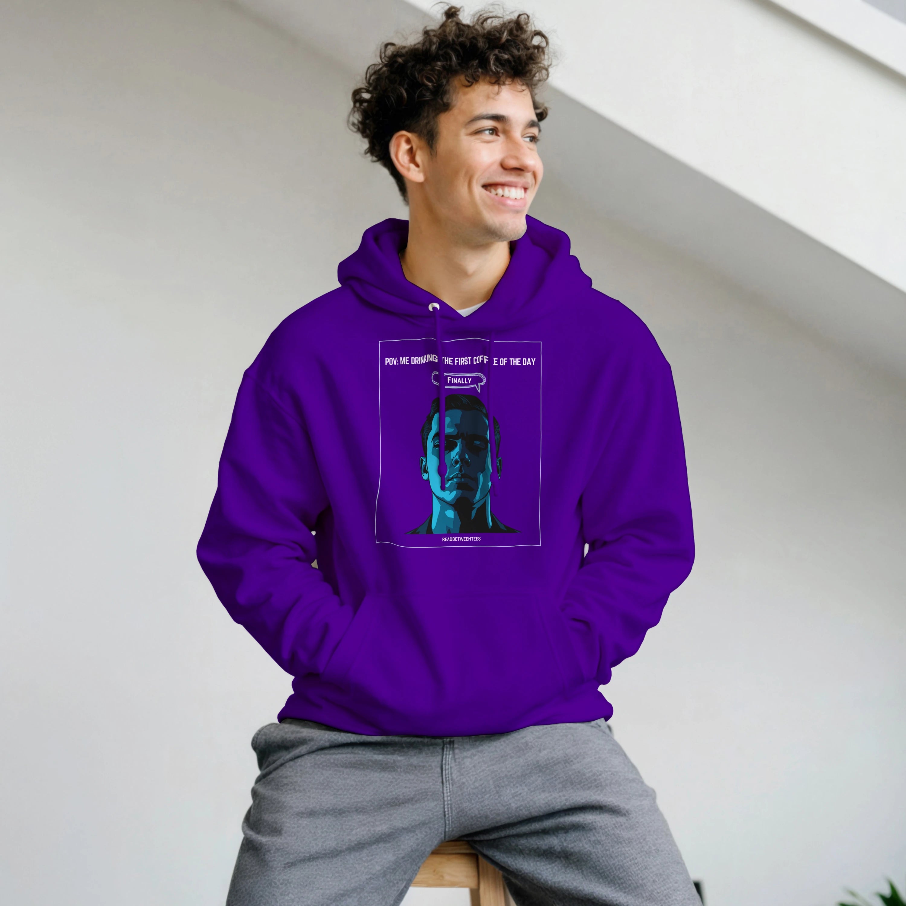 Finally Awake: Unisex Pullover Hoodie