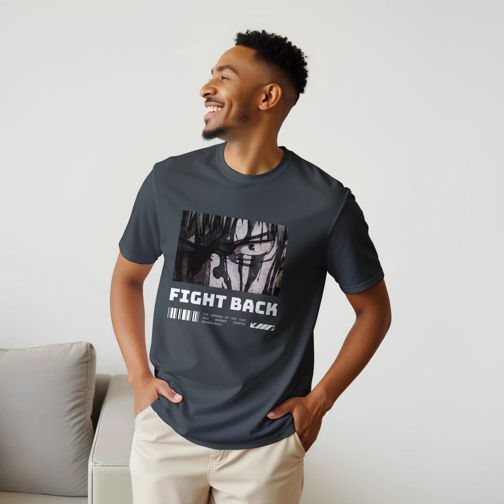 Fight Back - Dark: Unisex Crewneck Tee