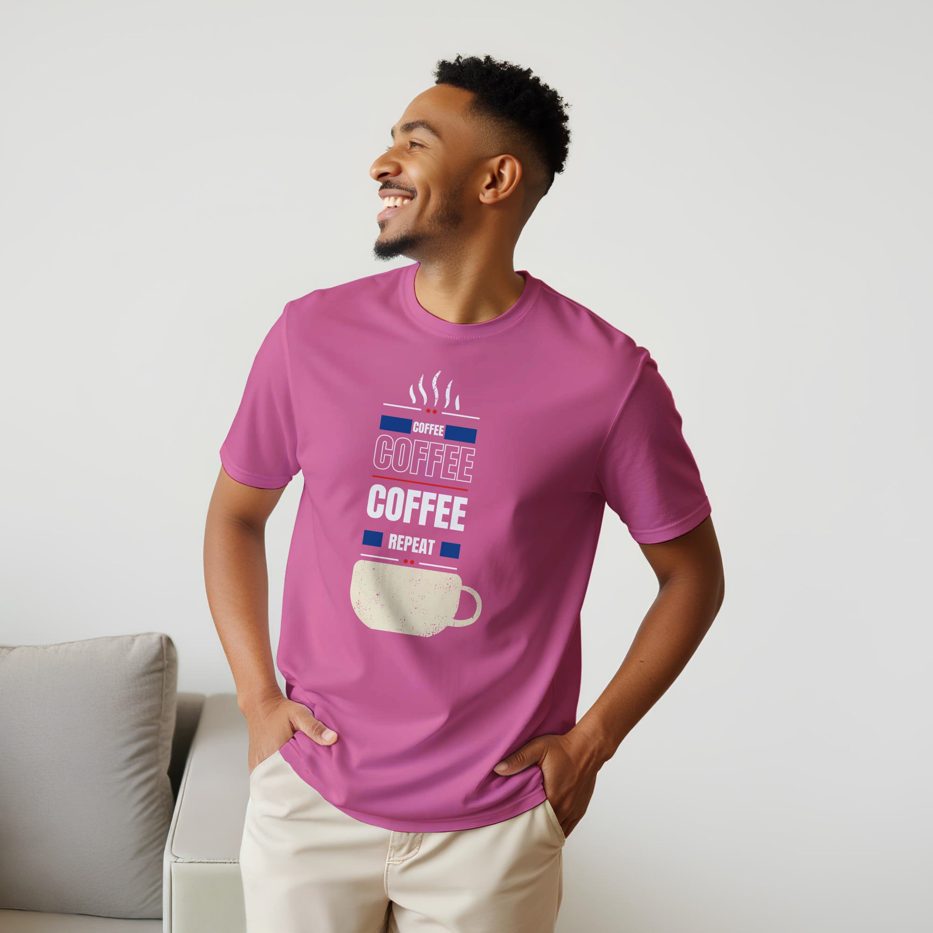 Fueled by Coffee: Unisex Crewneck Tee