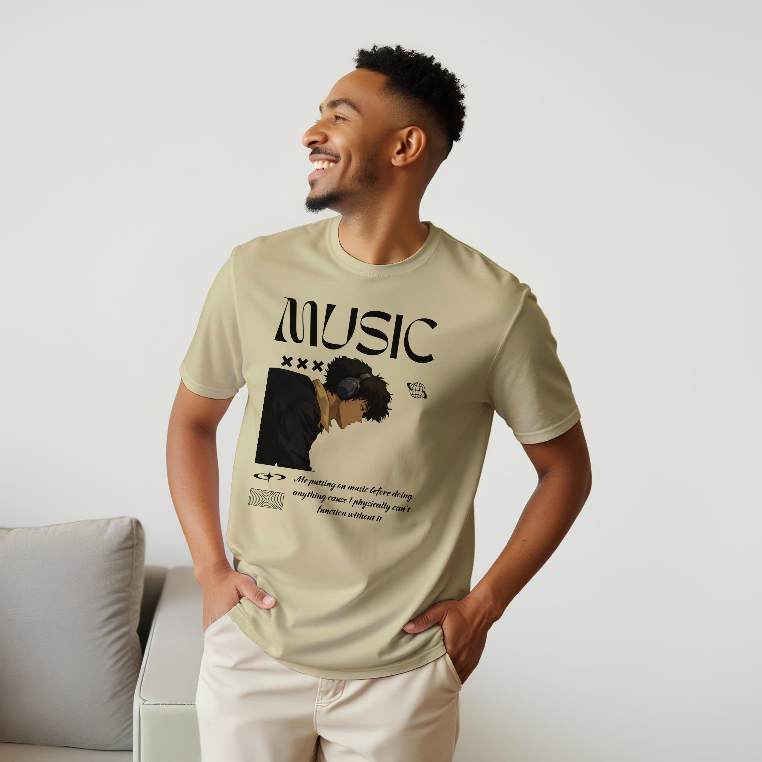 Music Isn’t a Phase : Unisex Crewneck Tee