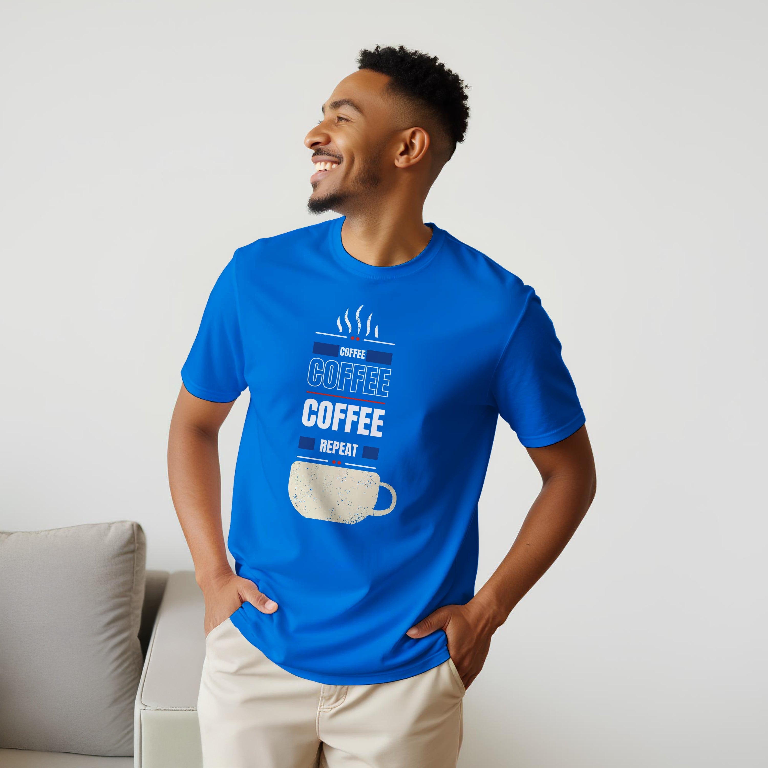 Fueled by Coffee: Unisex Crewneck Tee