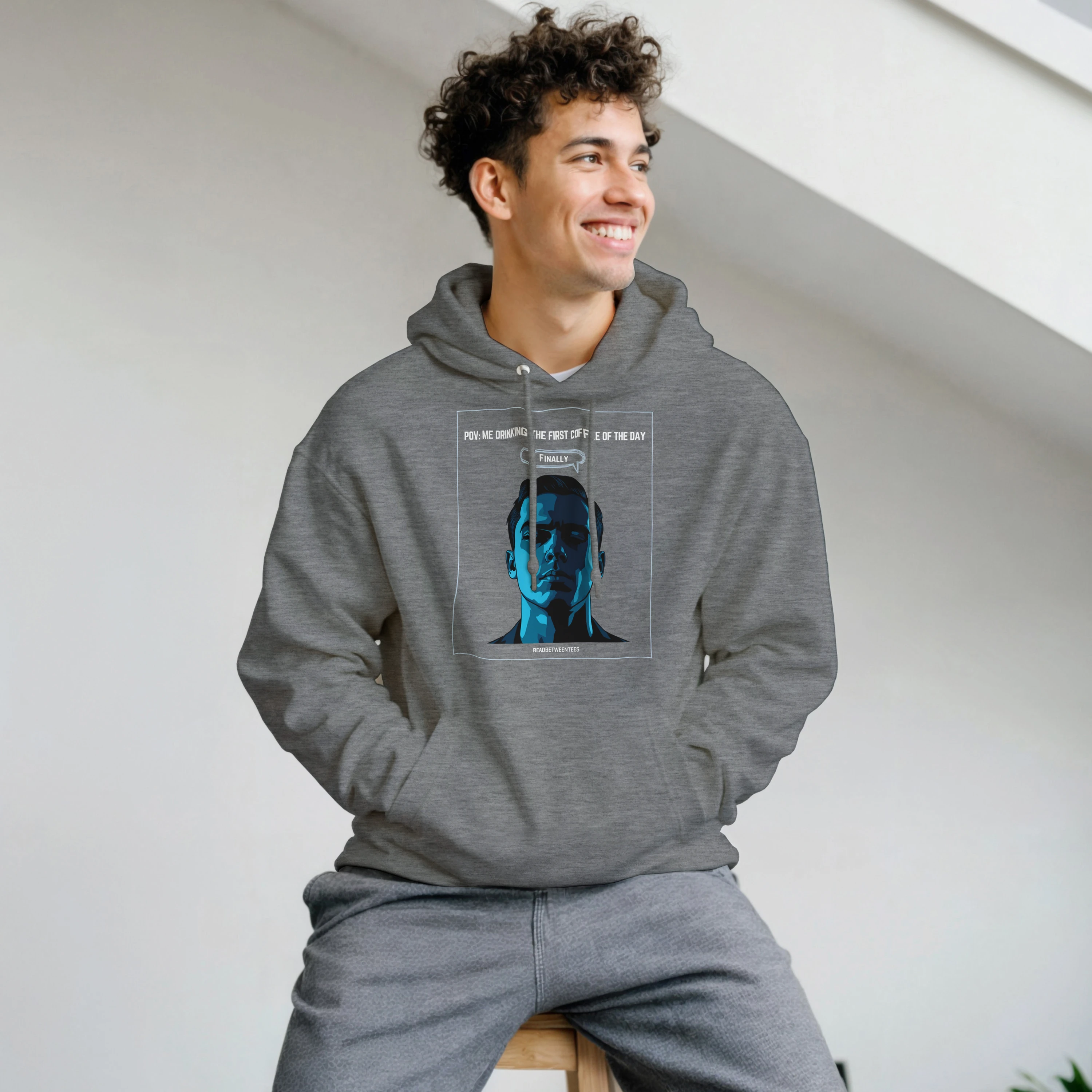 Finally Awake: Unisex Pullover Hoodie