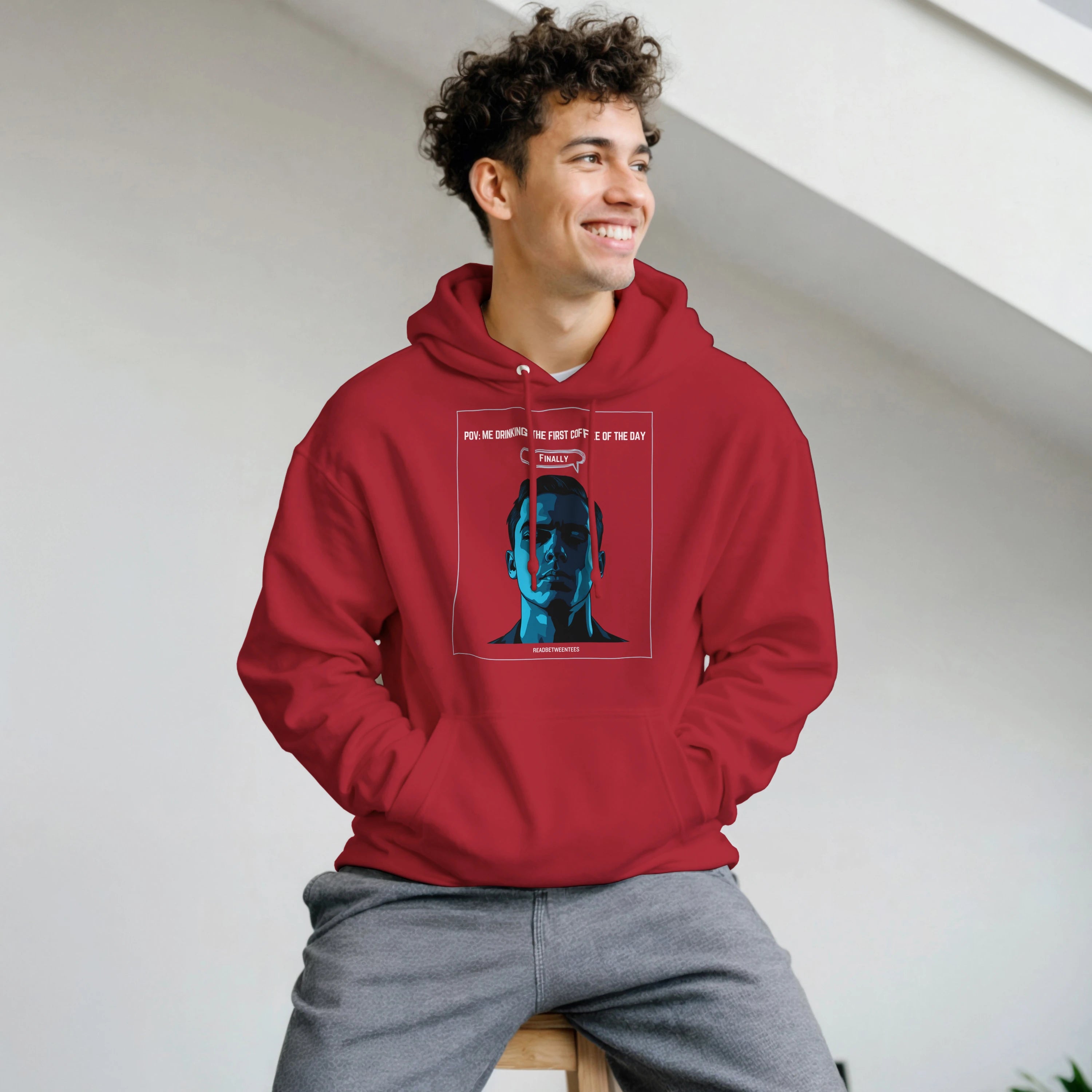 Finally Awake: Unisex Pullover Hoodie