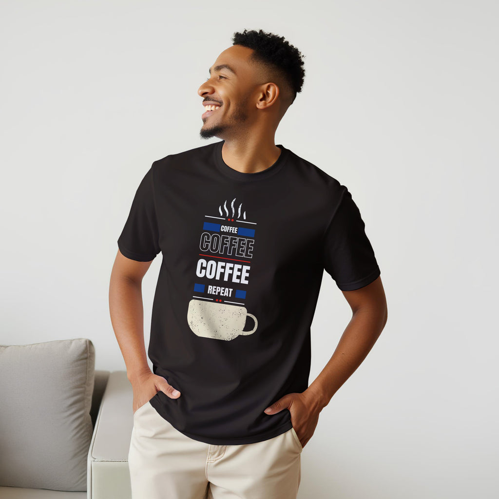 Fueled by Coffee: Unisex Crewneck Tee