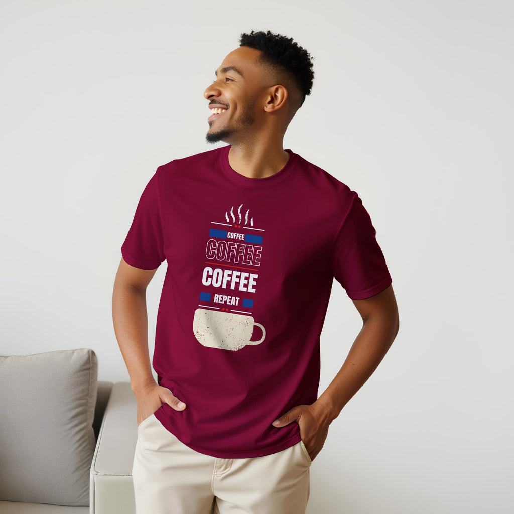 Fueled by Coffee: Unisex Crewneck Tee