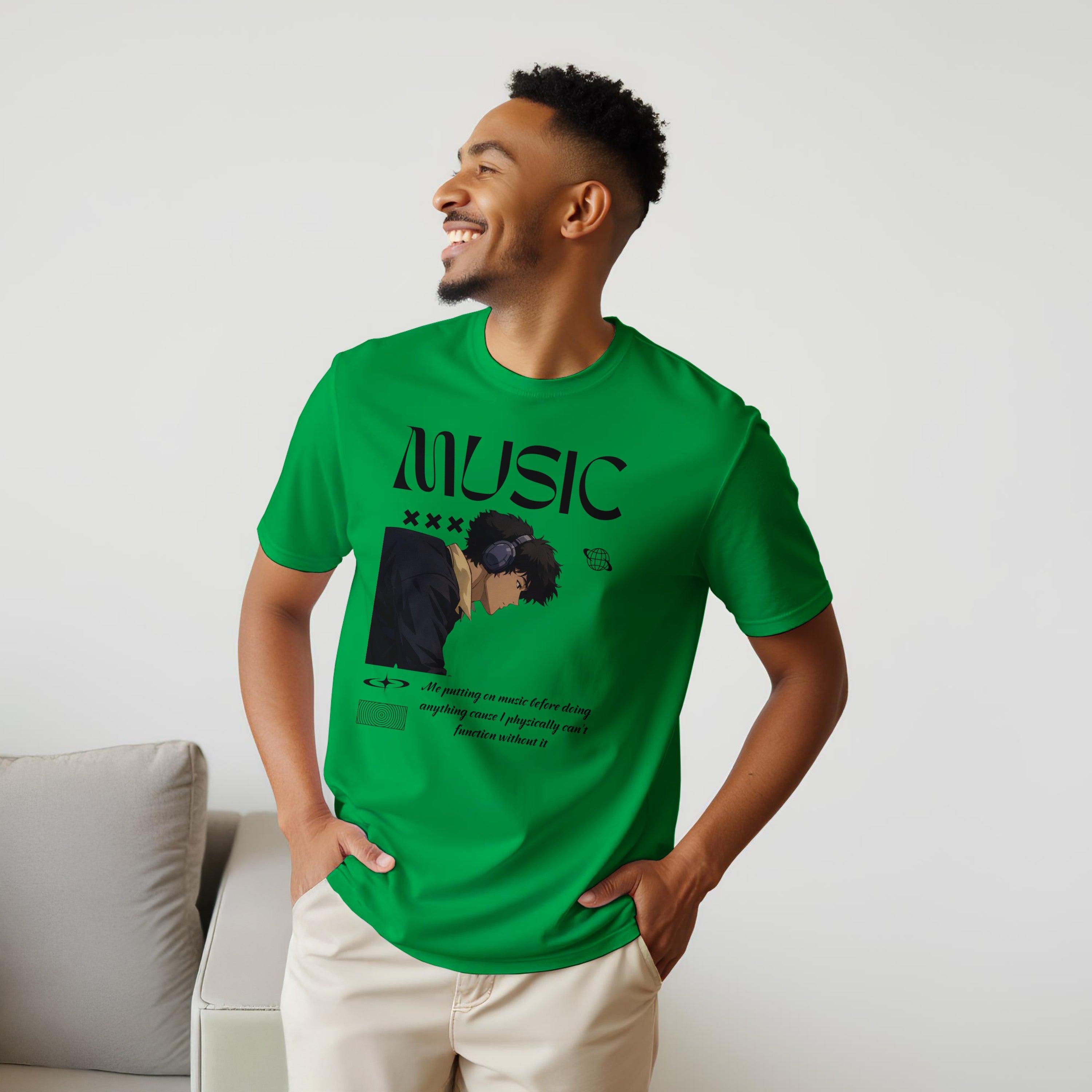 Music Isn’t a Phase : Unisex Crewneck Tee