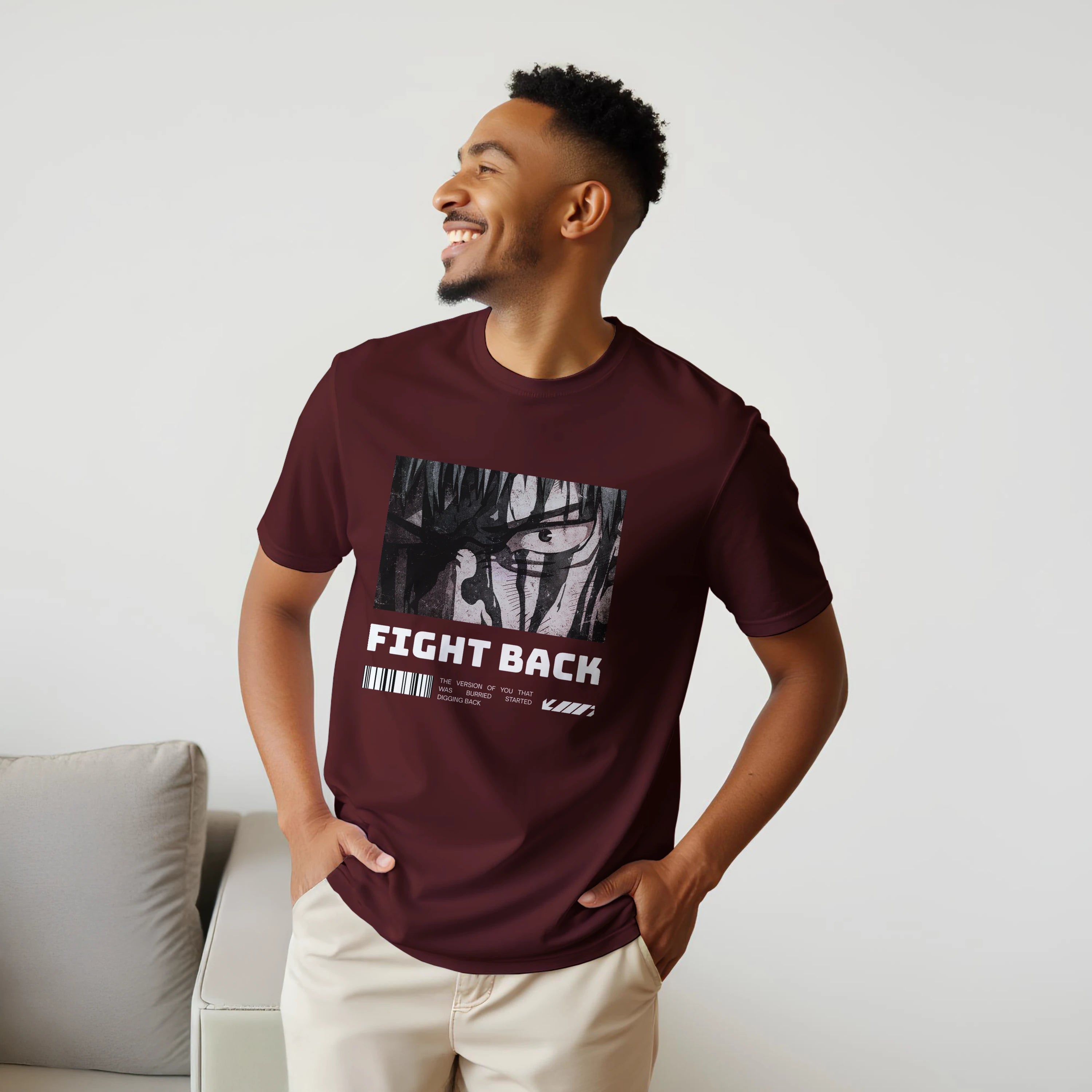Fight Back - Dark: Unisex Crewneck Tee