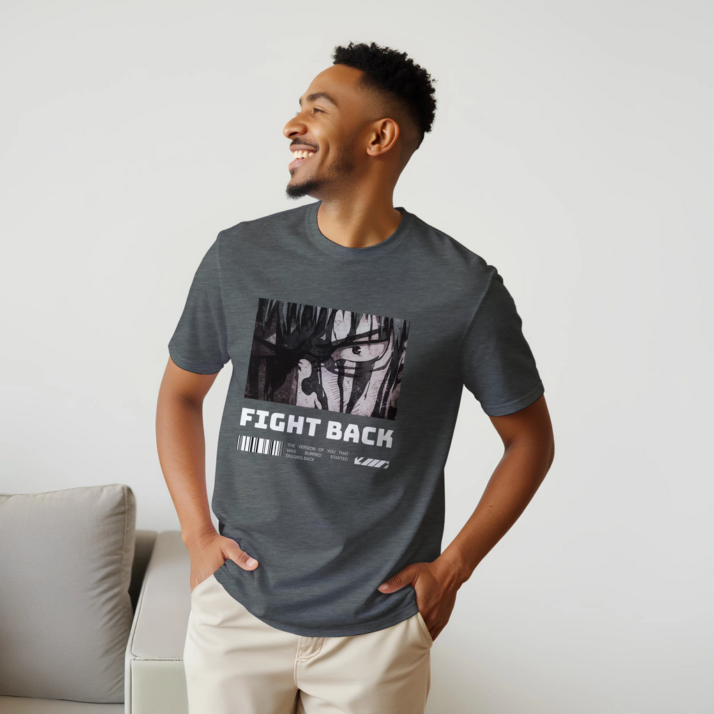Fight Back - Dark: Unisex Crewneck Tee