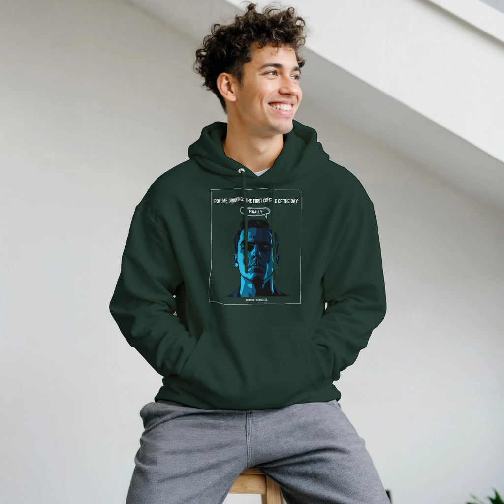 Finally Awake: Unisex Pullover Hoodie