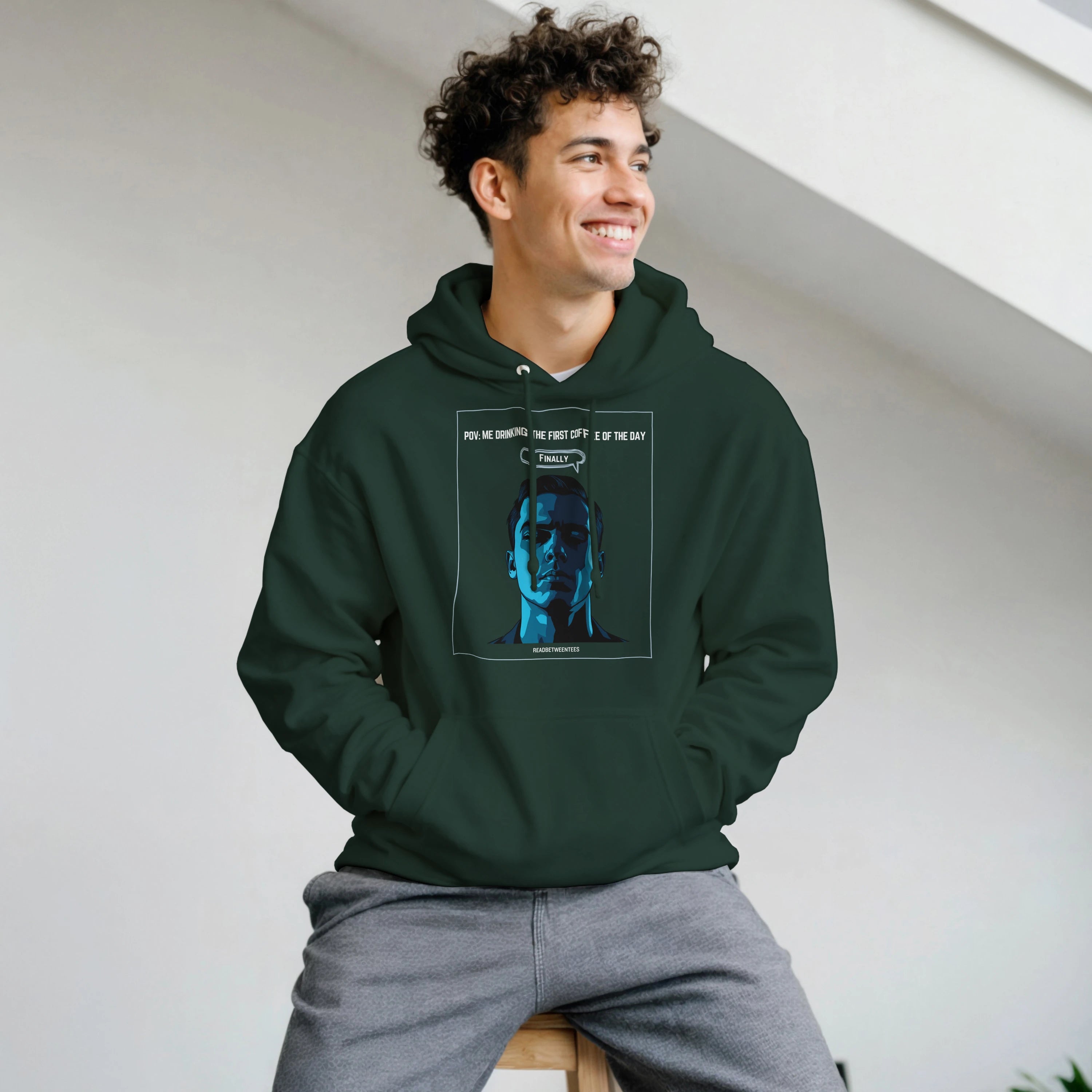 Finally Awake: Unisex Pullover Hoodie