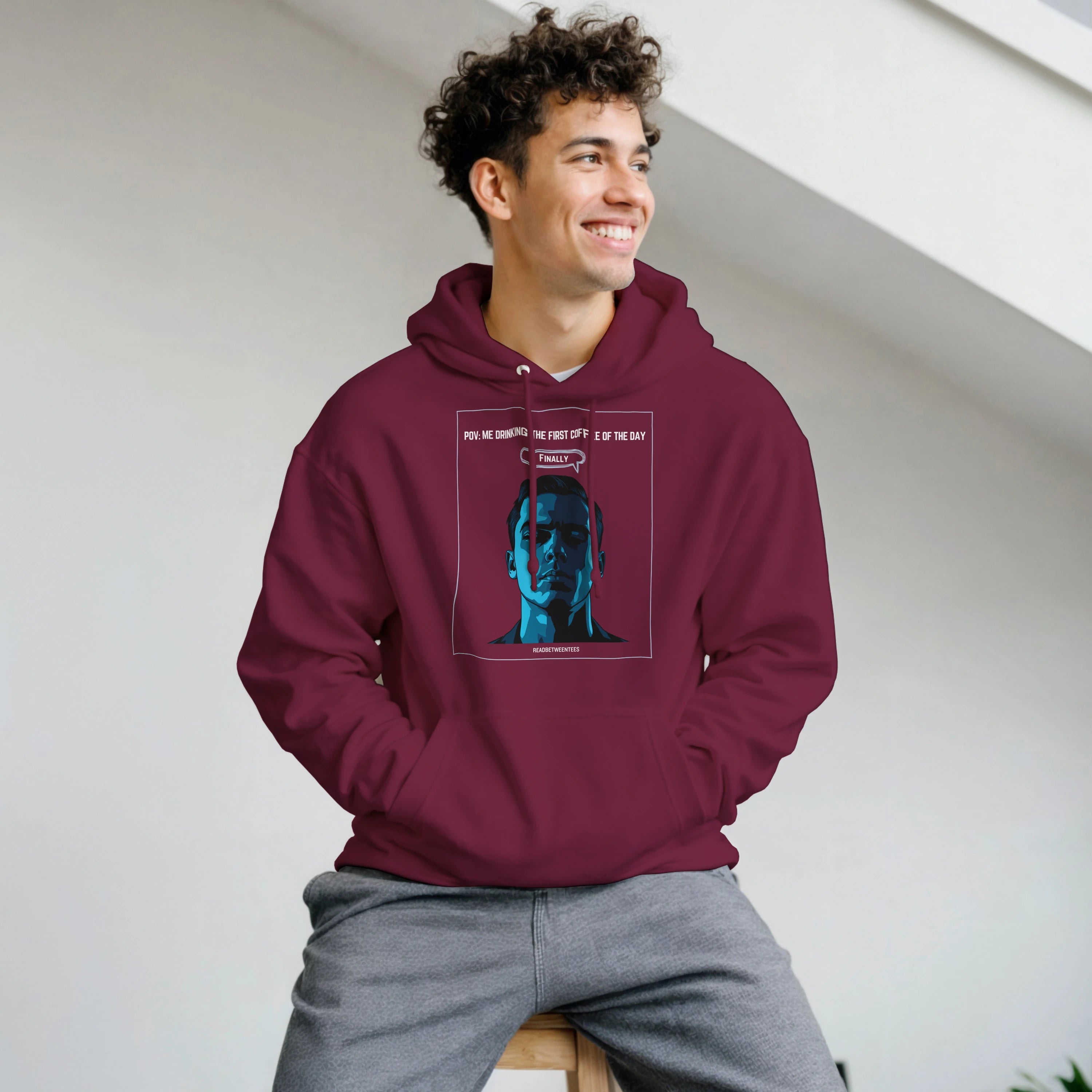 Finally Awake: Unisex Pullover Hoodie