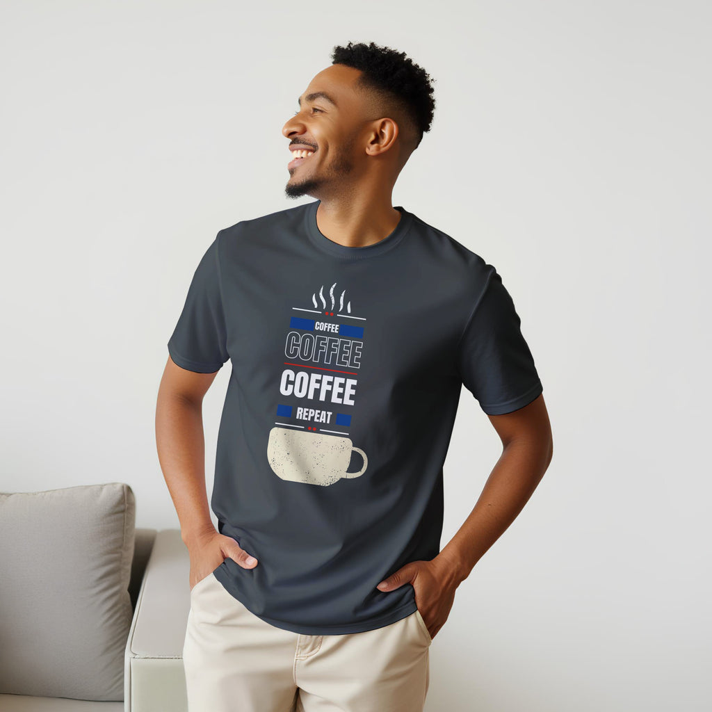 Fueled by Coffee: Unisex Crewneck Tee