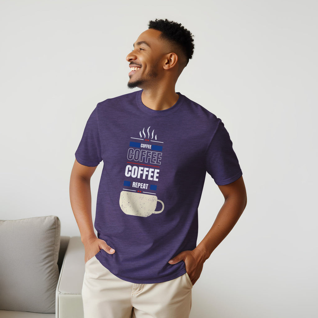 Fueled by Coffee: Unisex Crewneck Tee
