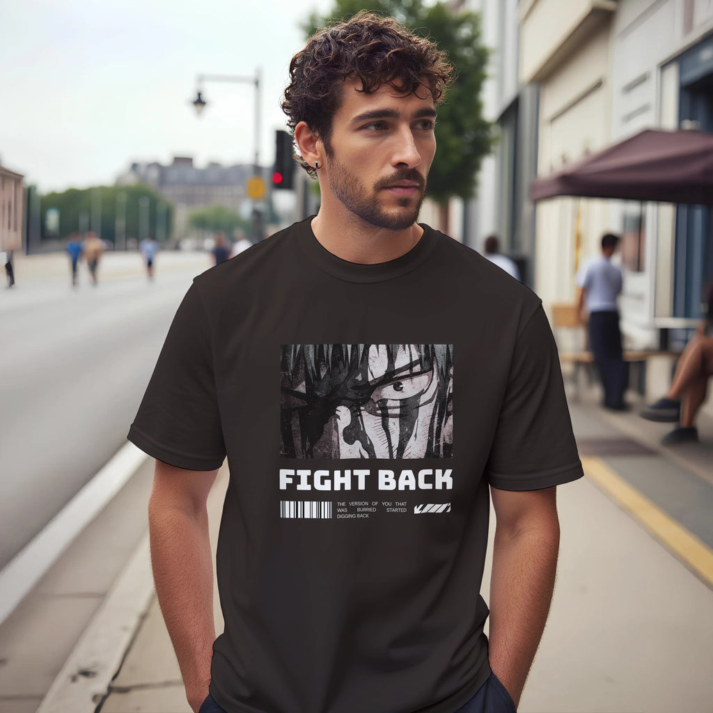 Fight Back - Dark: Unisex Crewneck Tee