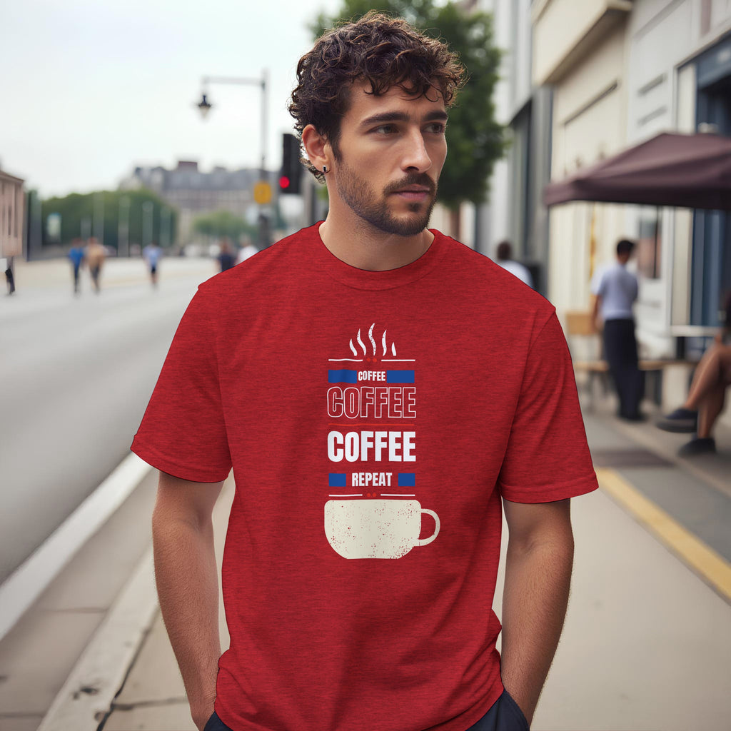 Fueled by Coffee: Unisex Crewneck Tee
