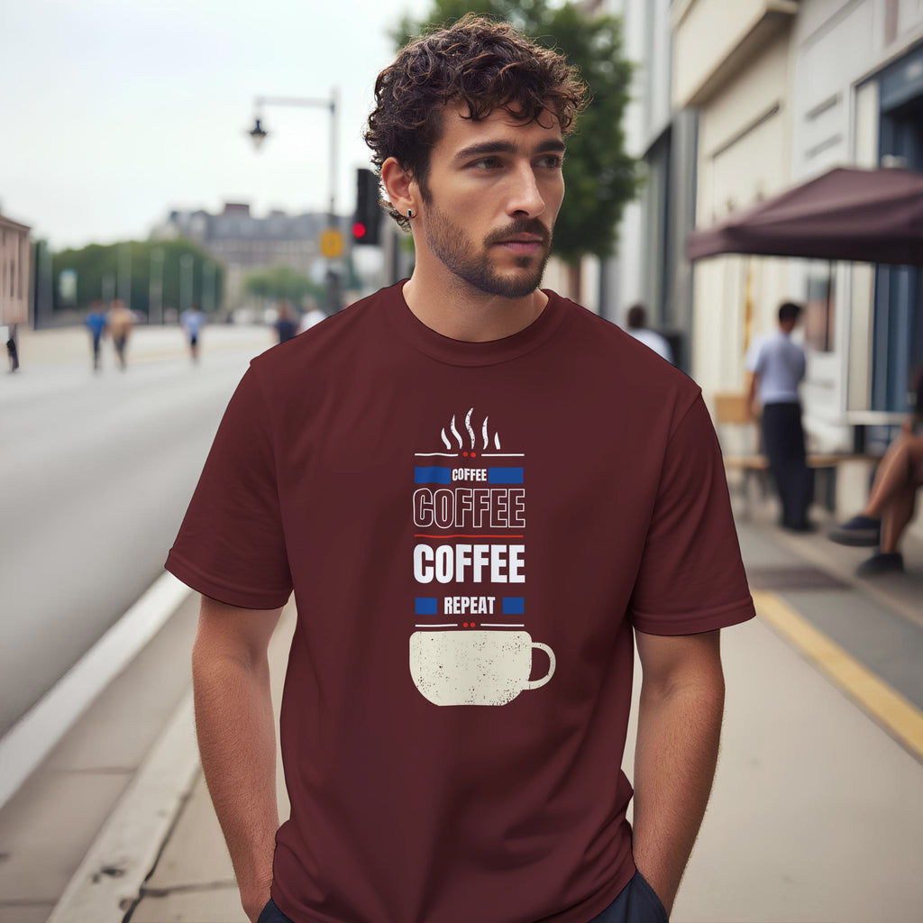 Fueled by Coffee: Unisex Crewneck Tee