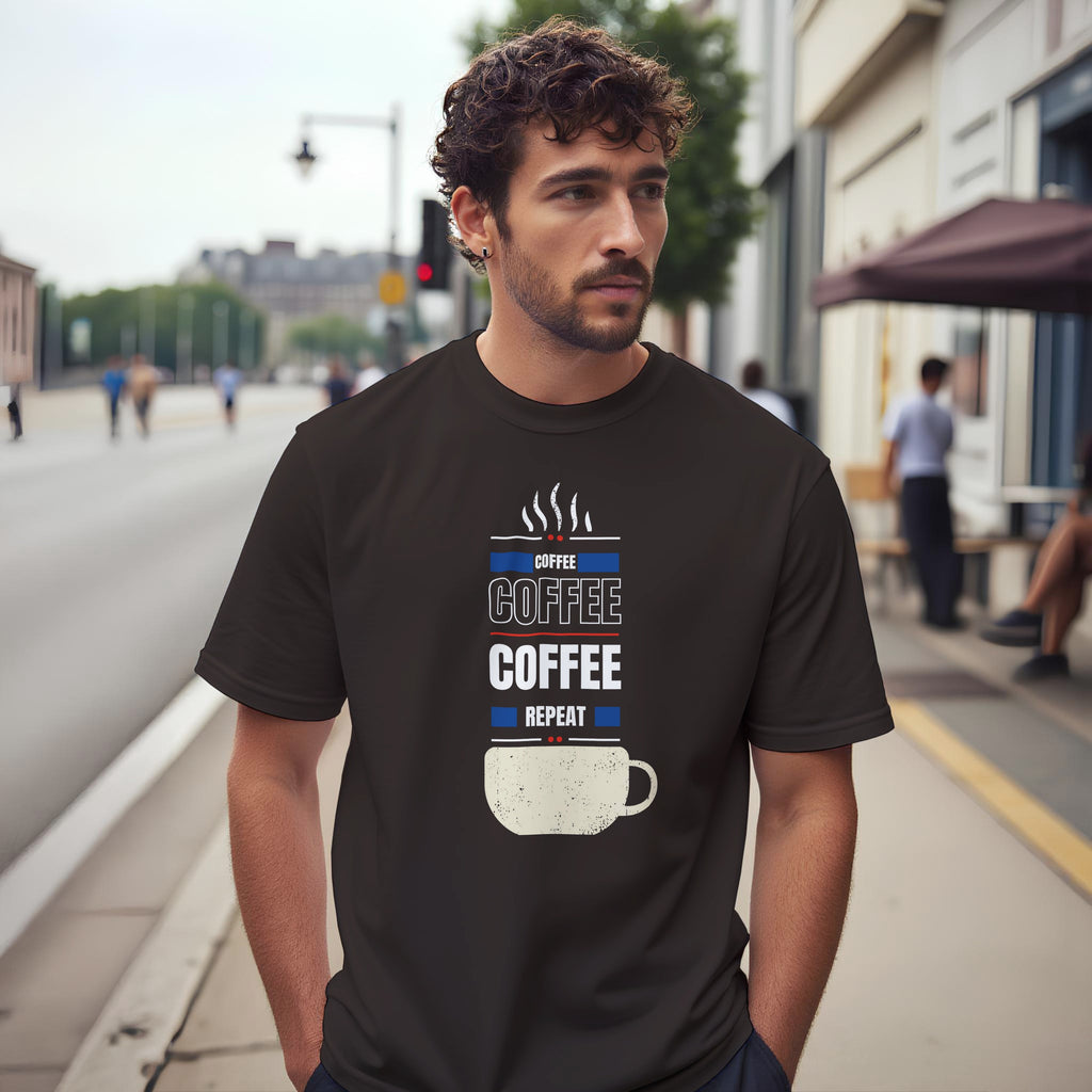 Fueled by Coffee: Unisex Crewneck Tee