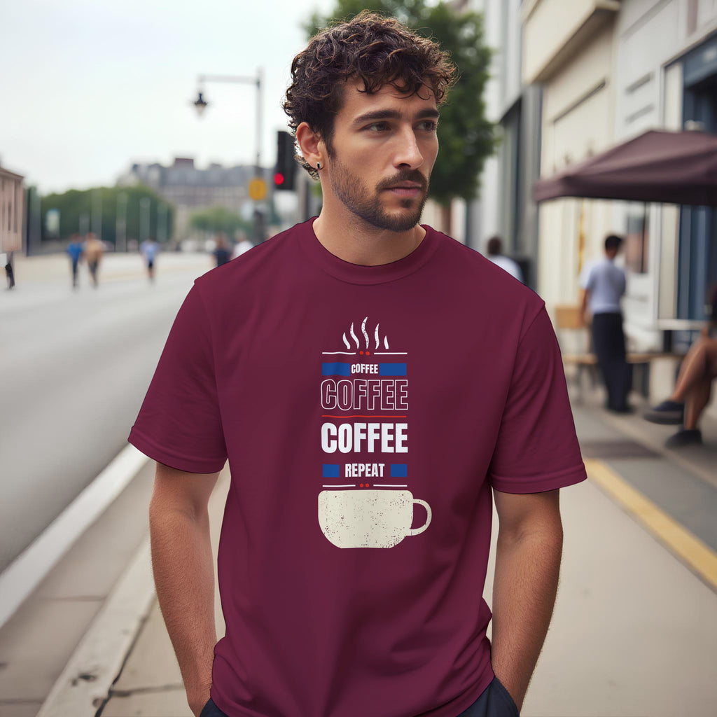Fueled by Coffee: Unisex Crewneck Tee