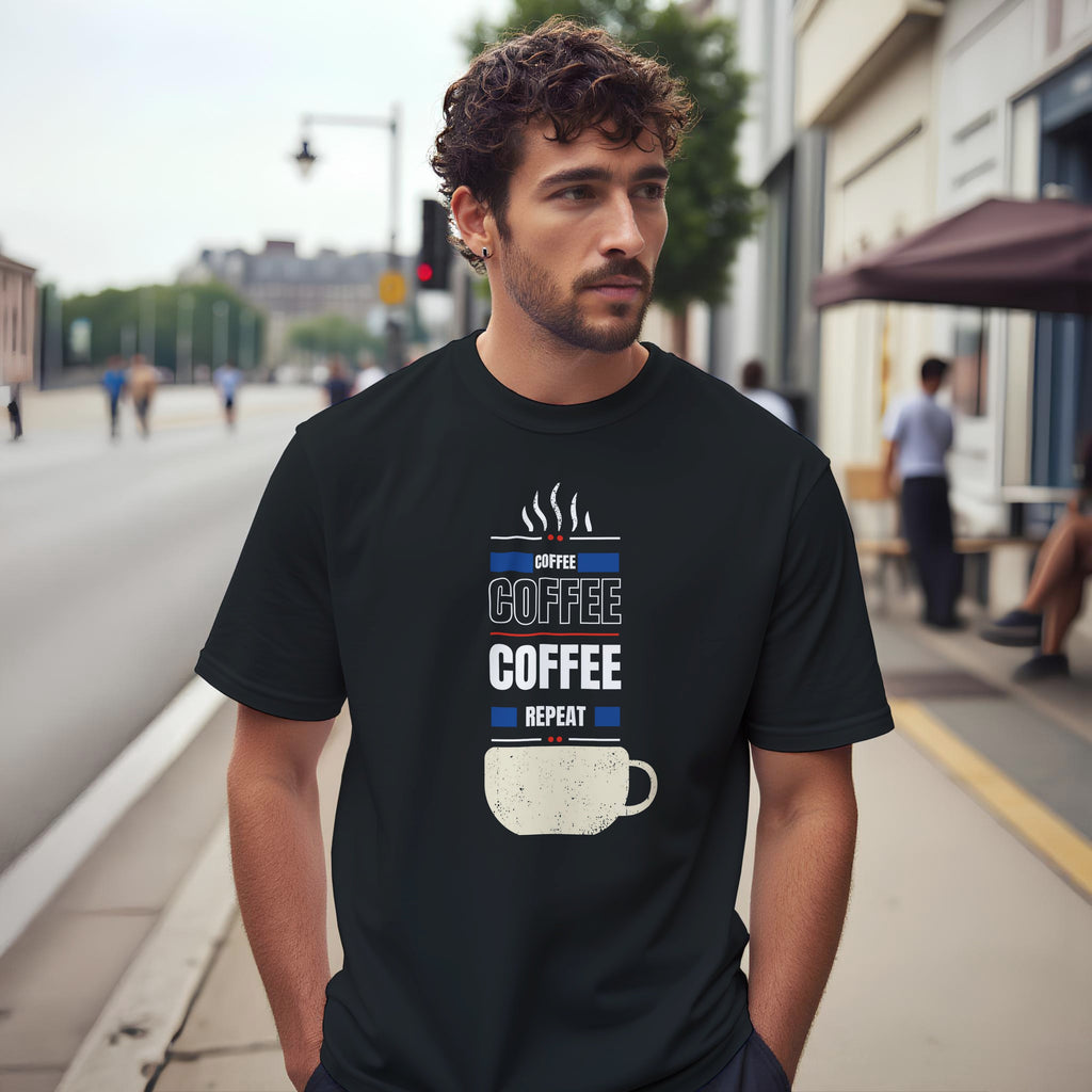 Fueled by Coffee: Unisex Crewneck Tee