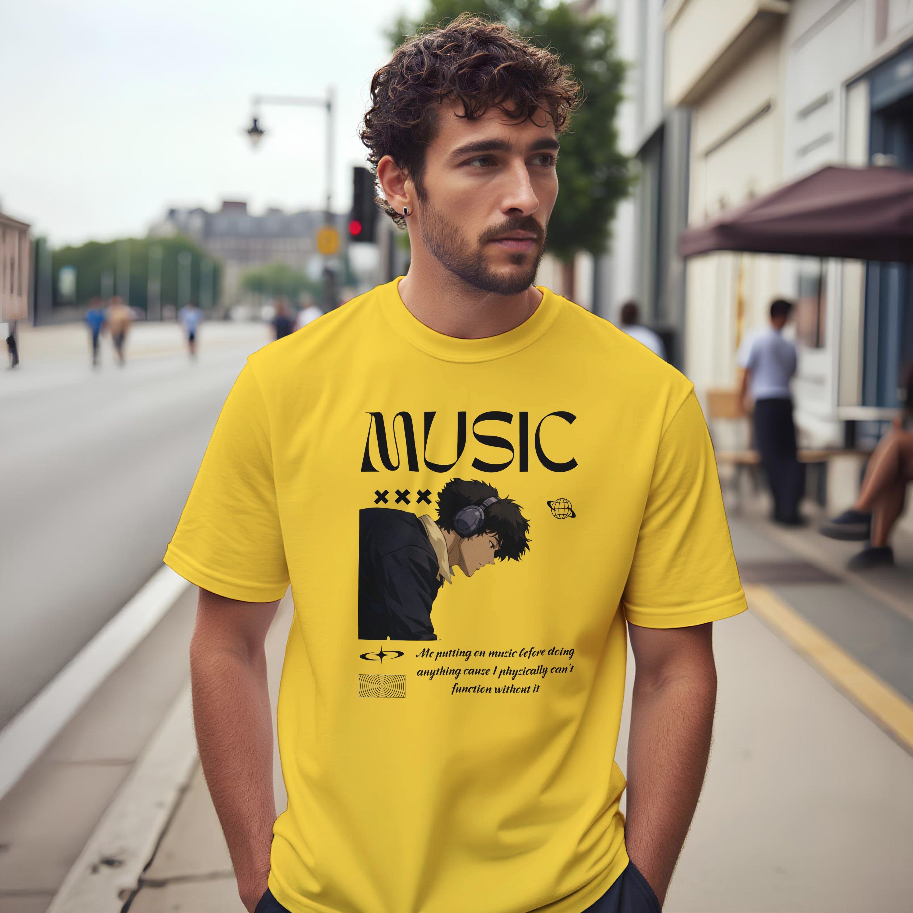 Music Isn’t a Phase : Unisex Crewneck Tee