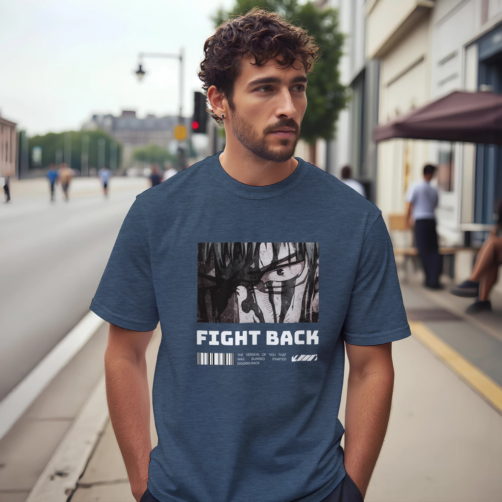 Fight Back - Dark: Unisex Crewneck Tee