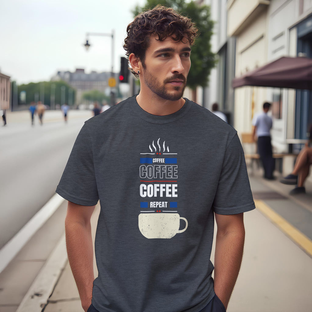 Fueled by Coffee: Unisex Crewneck Tee