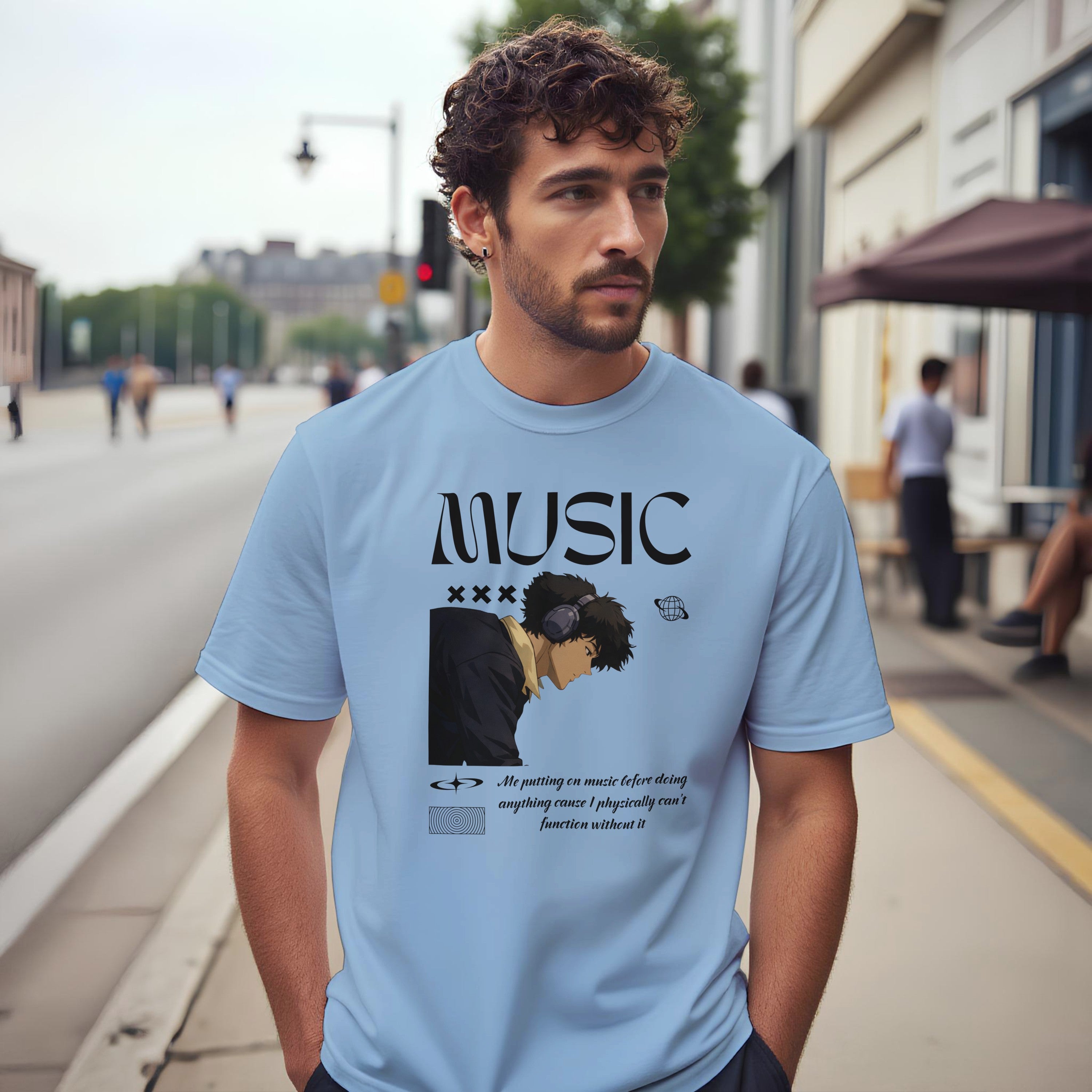 Music Isn’t a Phase : Unisex Crewneck Tee