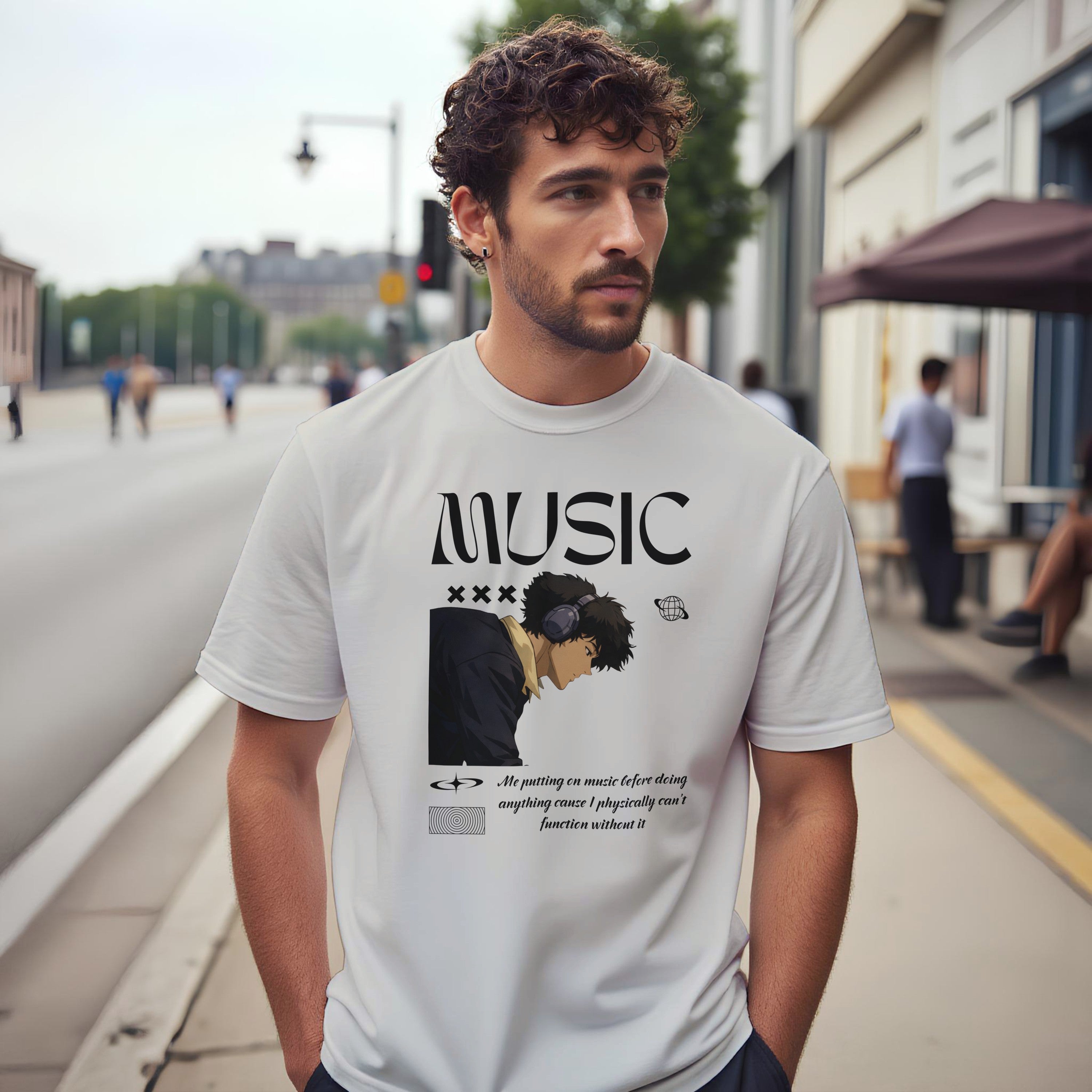 Music Isn’t a Phase : Unisex Crewneck Tee