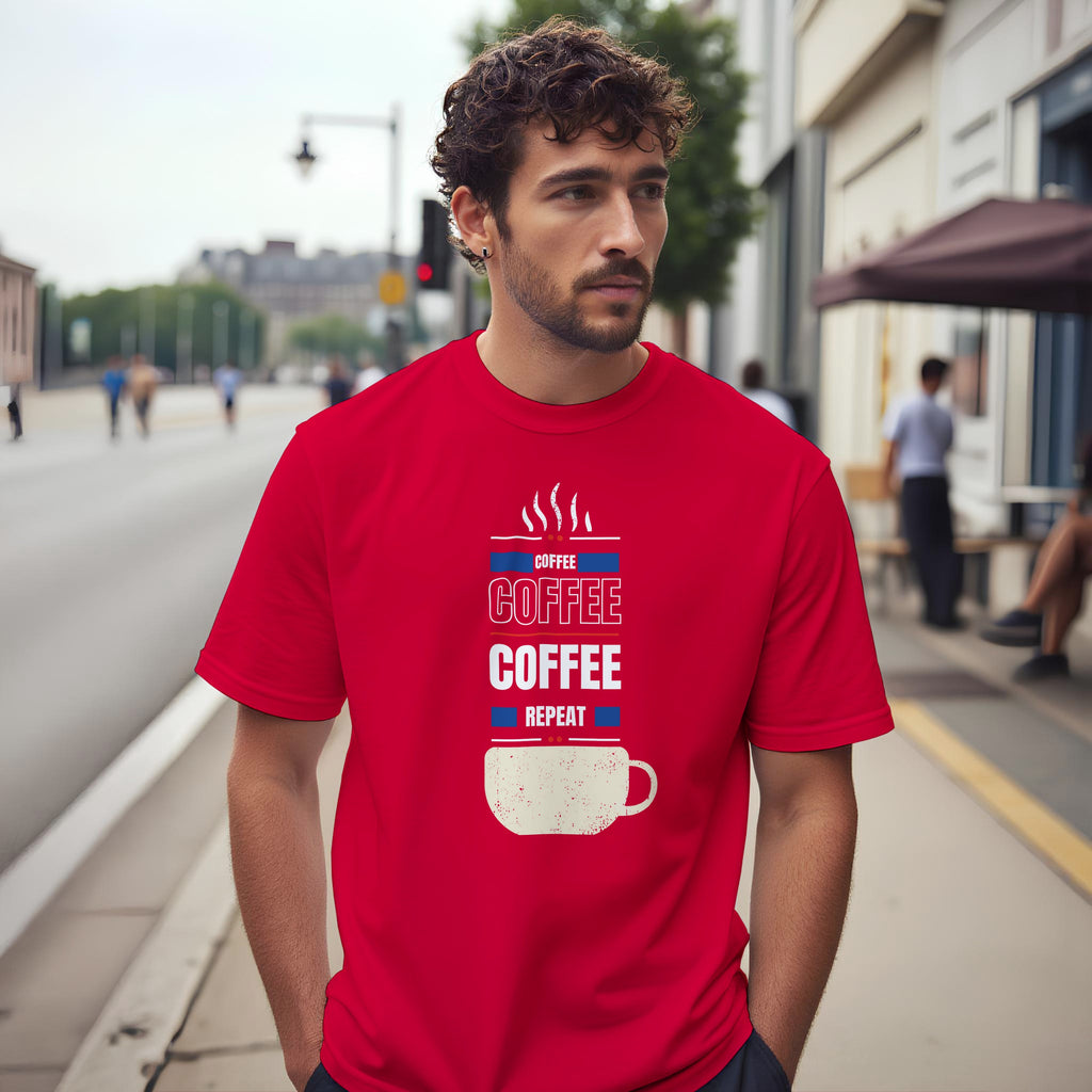 Fueled by Coffee: Unisex Crewneck Tee